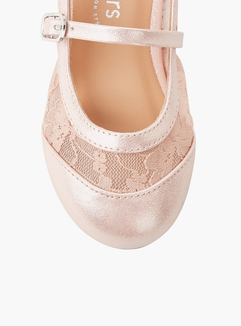 حذاء باليرينا بإبزيم إغلاق للبنات من جونيورز-girls-shoes-maryjanes-image-5