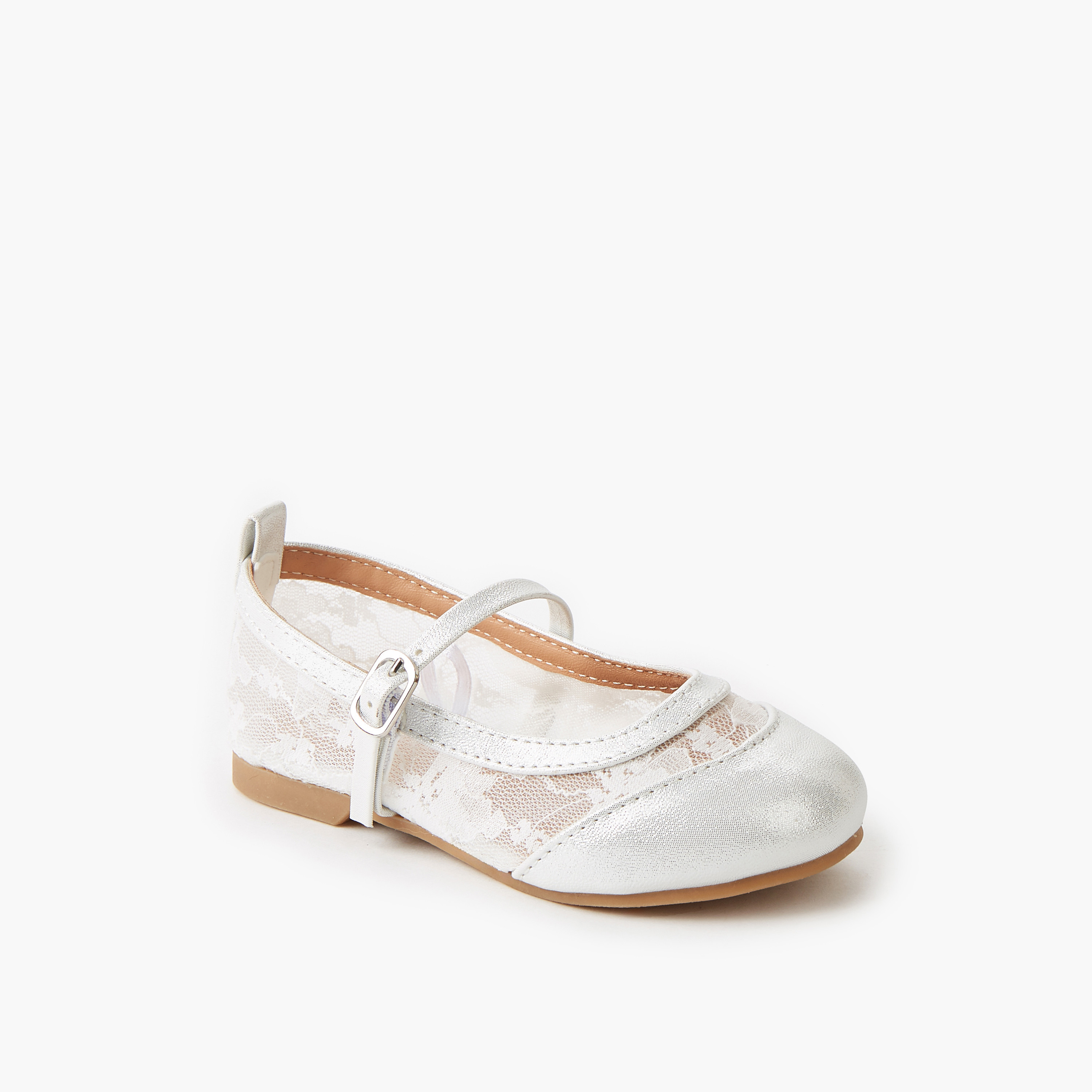 Juniors Girls Buckle Closure Ballerina Shoes-girls-shoes-maryjanes-image-2