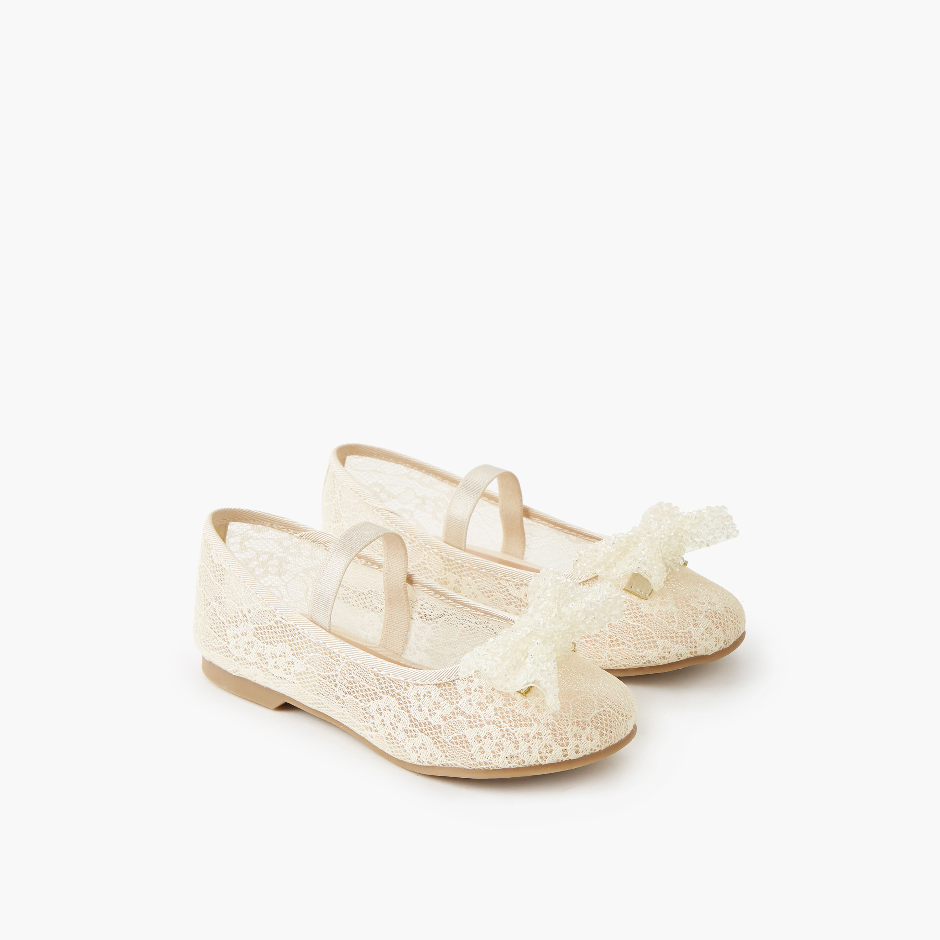 Juniors Girls Slip-On Ballerina Shoes-girls-shoes-ballerinas-image-1