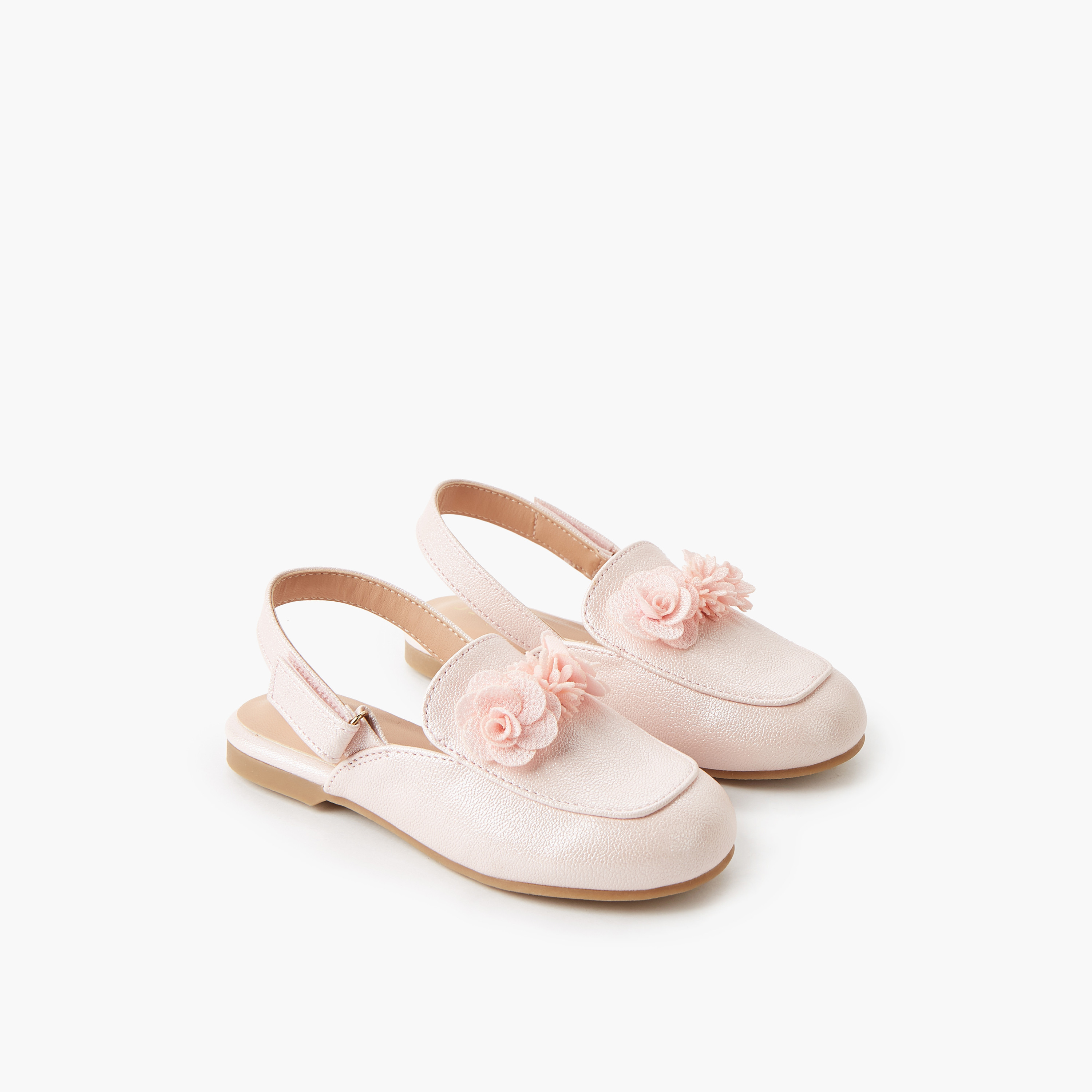 حذاء بشريط إغلاق لاصق للبنات من جونيورز-girls-shoes-ballerinas-image-1