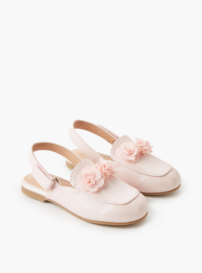 حذاء بشريط إغلاق لاصق للبنات من جونيورز-girls-shoes-ballerinas-image-1