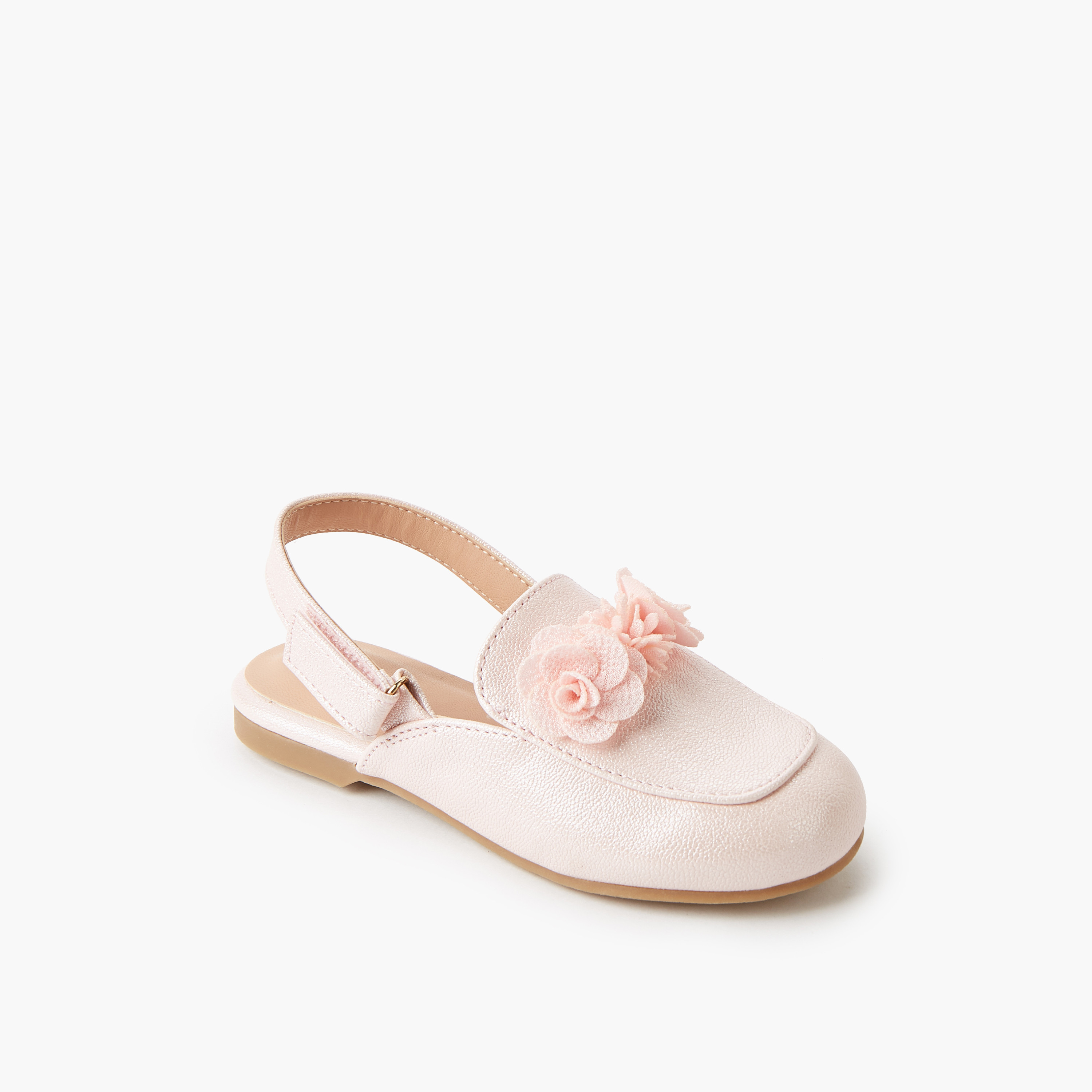 حذاء بشريط إغلاق لاصق للبنات من جونيورز-girls-shoes-ballerinas-image-5