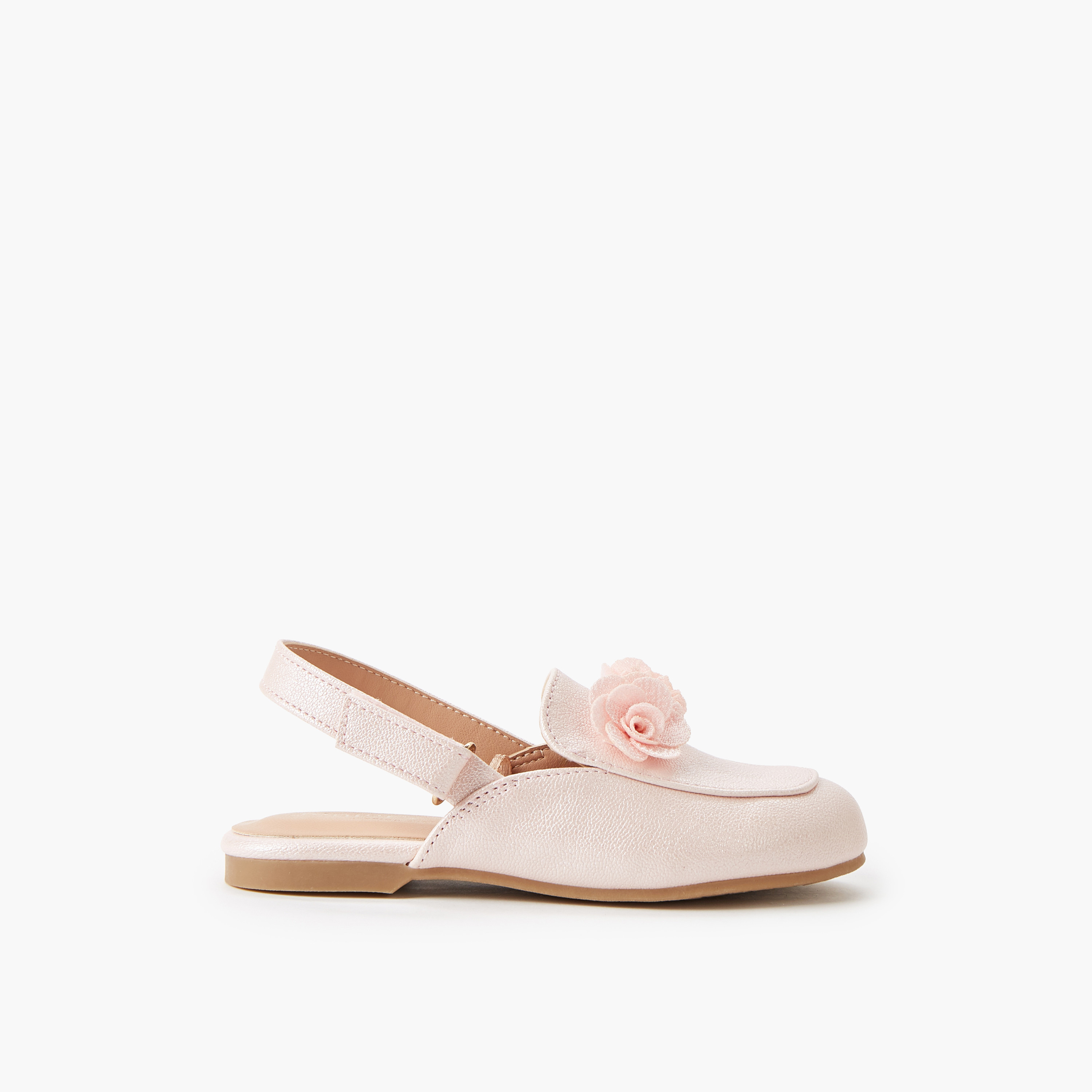 حذاء بشريط إغلاق لاصق للبنات من جونيورز-girls-shoes-ballerinas-image-3
