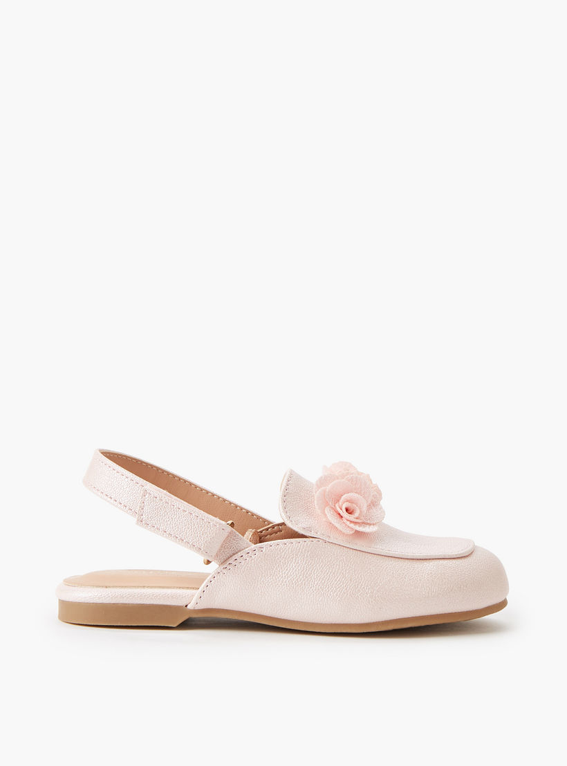 حذاء بشريط إغلاق لاصق للبنات من جونيورز-girls-shoes-ballerinas-image-3