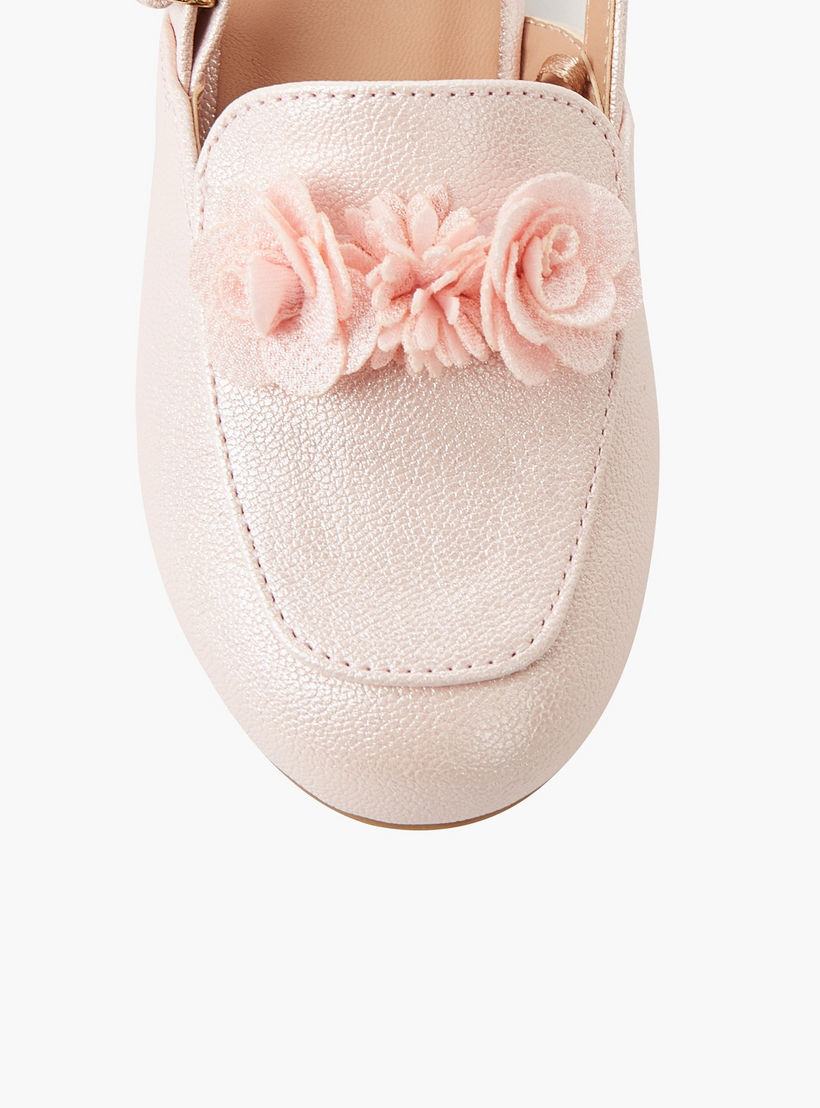 حذاء بشريط إغلاق لاصق للبنات من جونيورز-girls-shoes-ballerinas-image-5