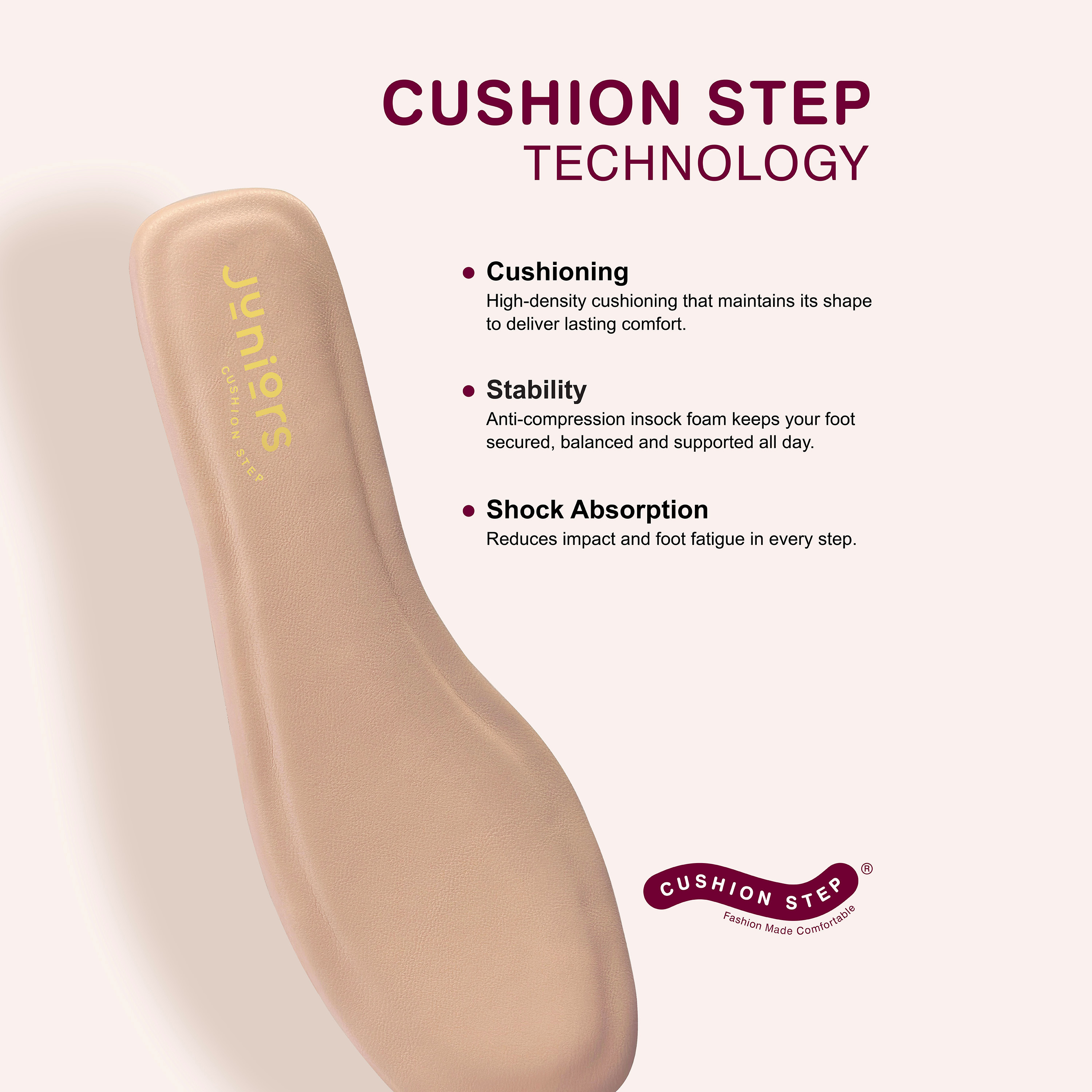 حذاء بشريط إغلاق لاصق للبنات من جونيورز-girls-shoes-ballerinas-image-1