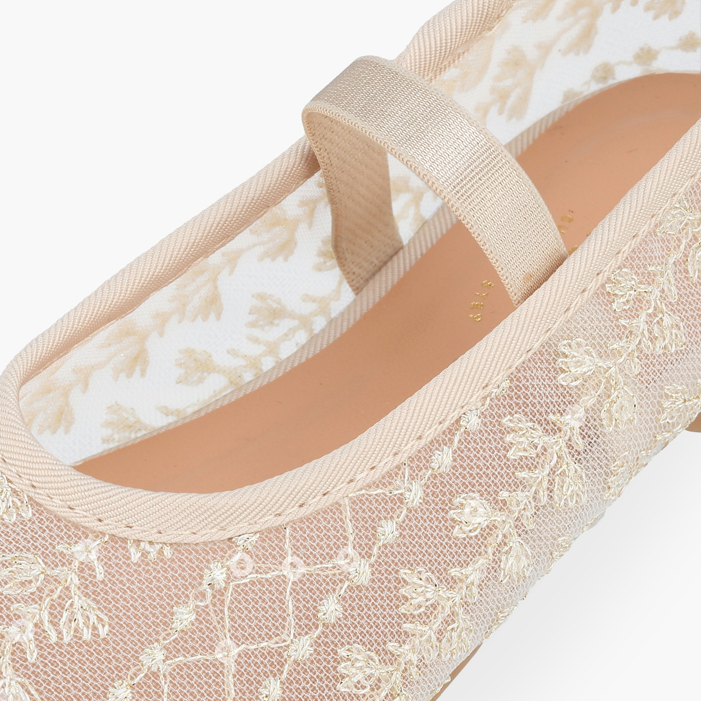 Juniors Girls Elasticated Strap Ballerina Shoes-girls-shoes-ballerinas-image-6