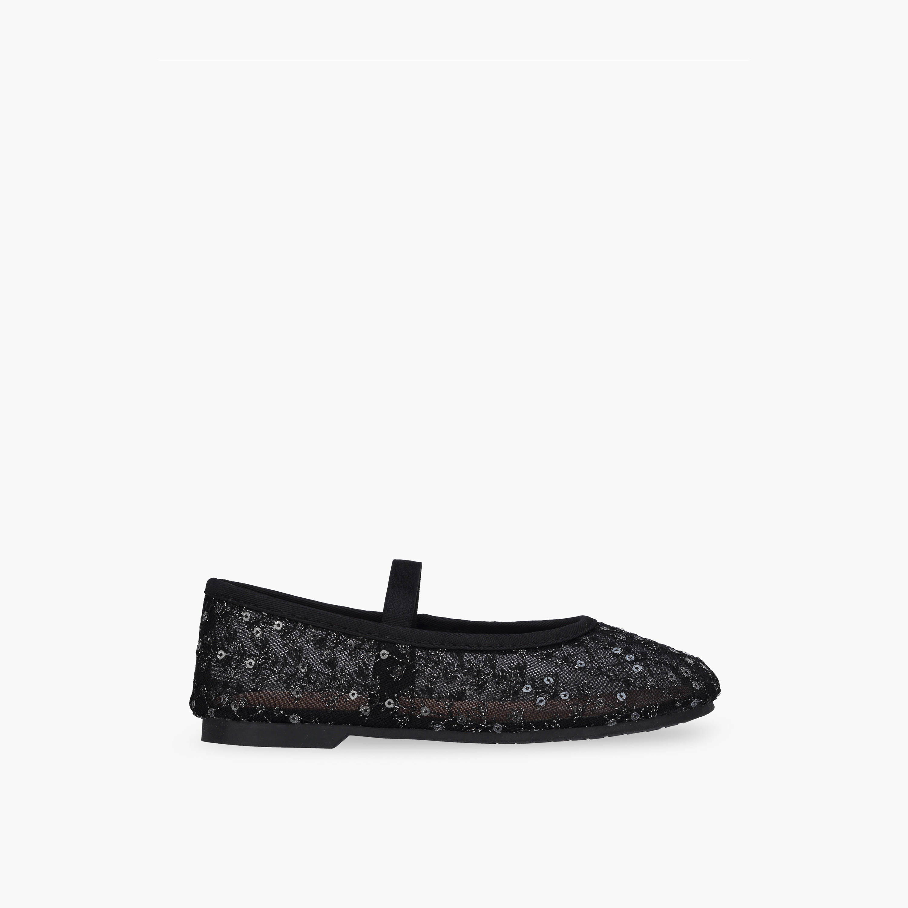 Juniors Girls Elasticated Strap Ballerina Shoes-girls-shoes-ballerinas-image-3