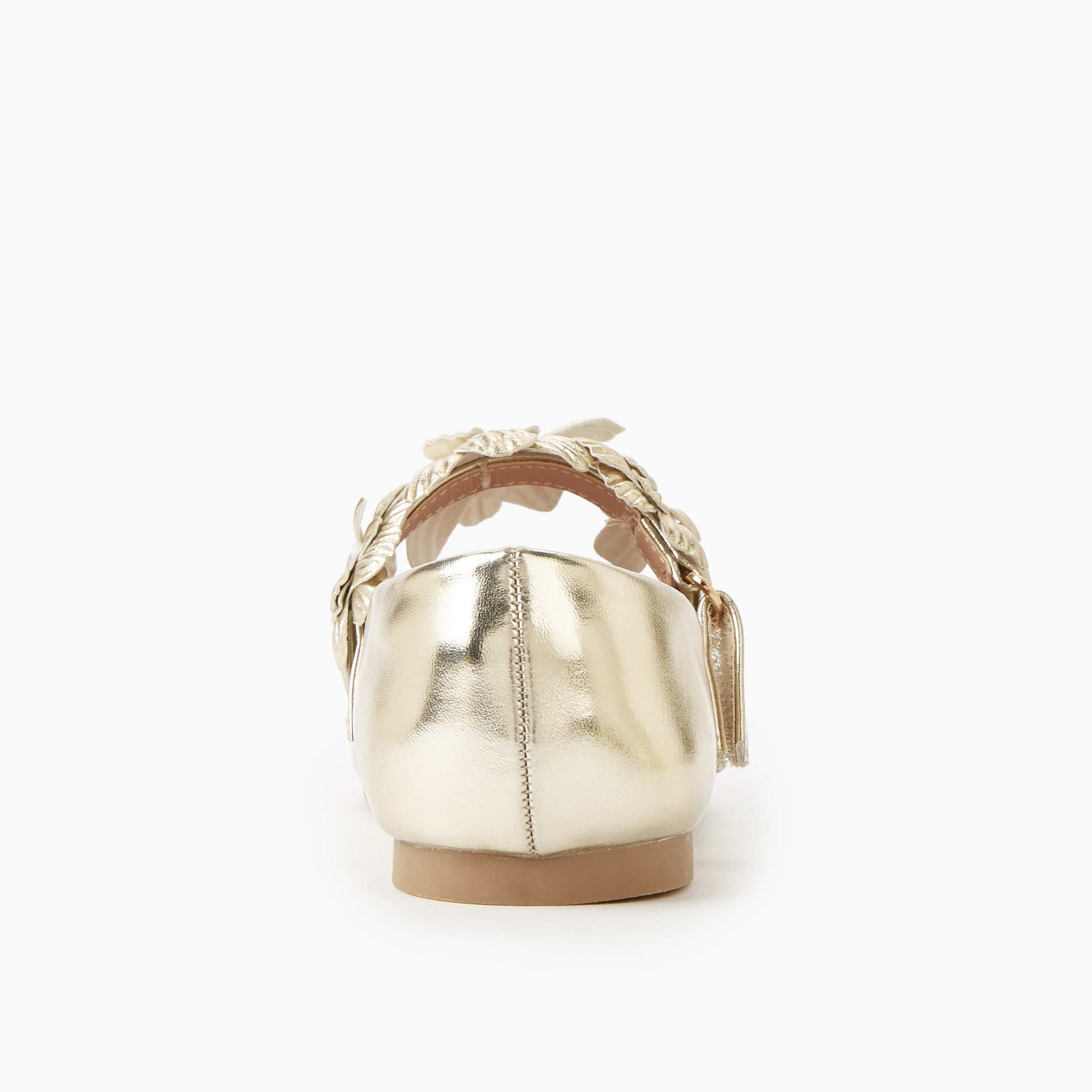 حذاء باليرينا بشريط إغلاق لاصق للبنات من جونيورز-girls-shoes-maryjanes-image-4