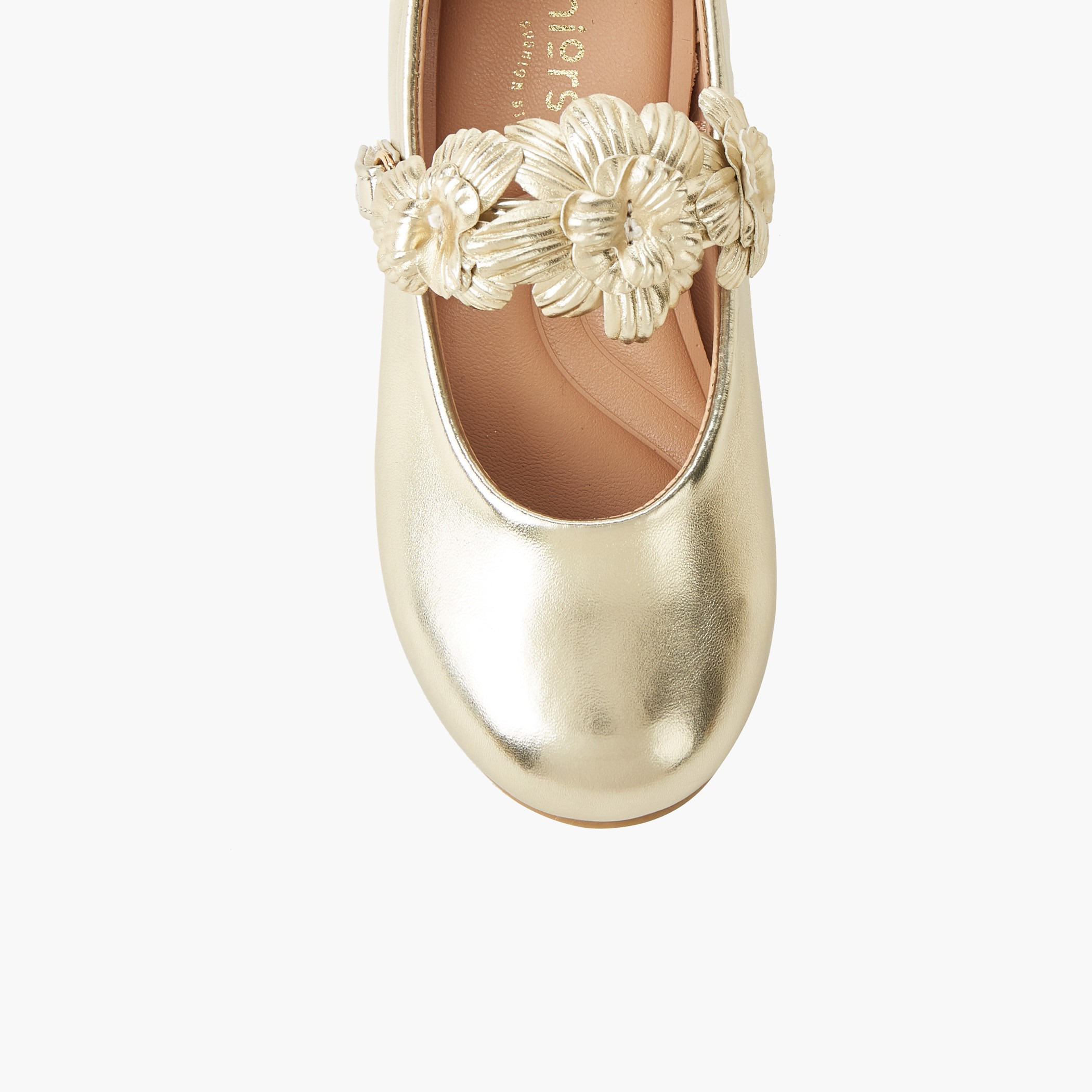 حذاء باليرينا بشريط إغلاق لاصق للبنات من جونيورز-girls-shoes-maryjanes-image-5