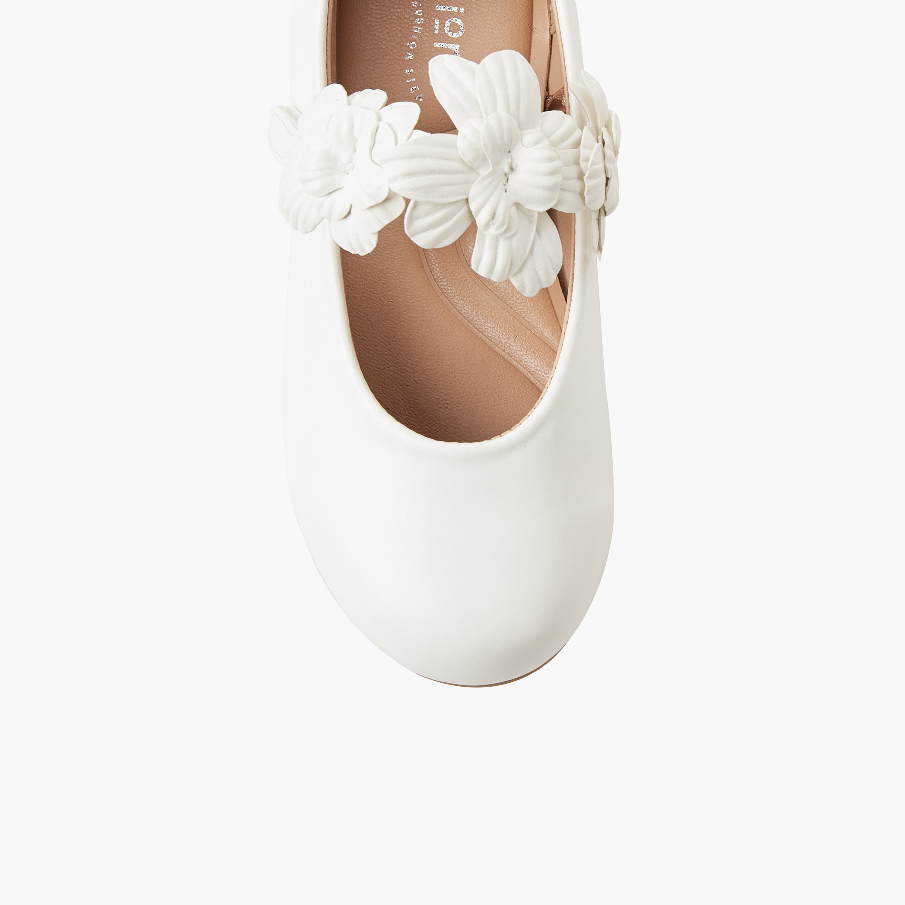 حذاء باليرينا بشريط إغلاق لاصق للبنات من جونيورز-girls-shoes-maryjanes-image-5