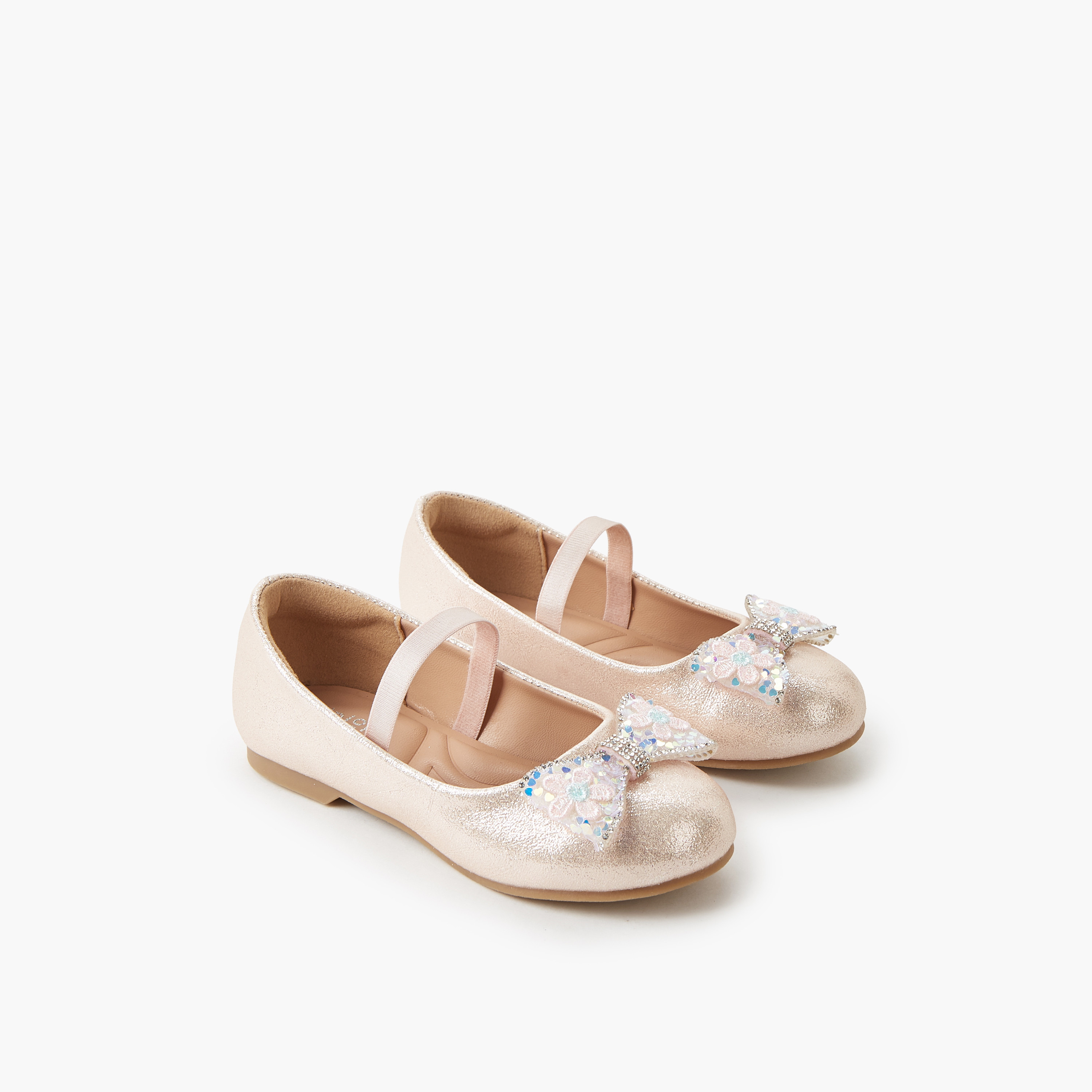 حذاء باليرينا سهل الارتداء للبنات من جونيورز-girls-shoes-ballerinas-image-1