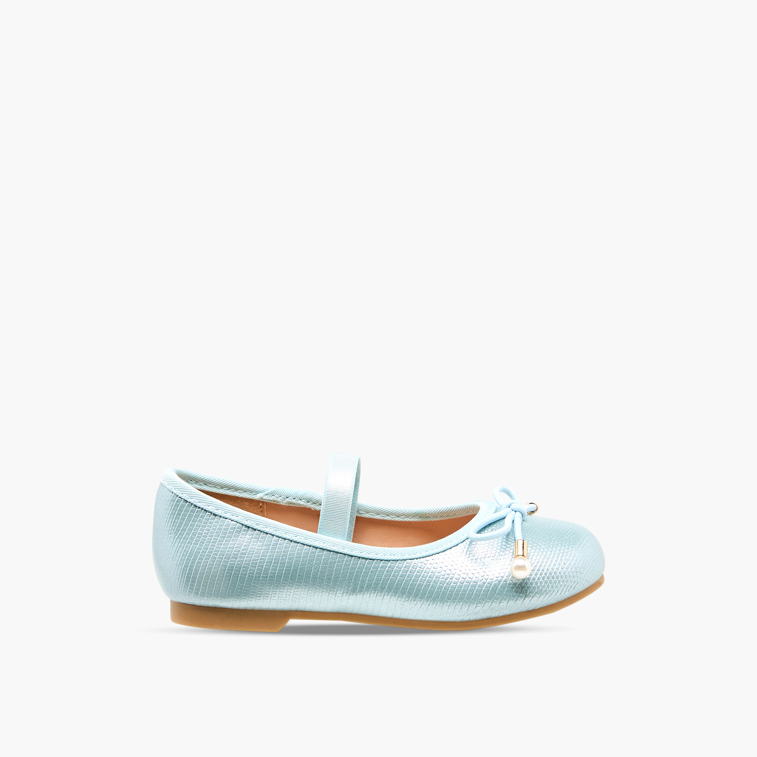 حذاء باليرينا بفيونكة للبنات من جونيورز-girls-shoes-ballerinas-image-3
