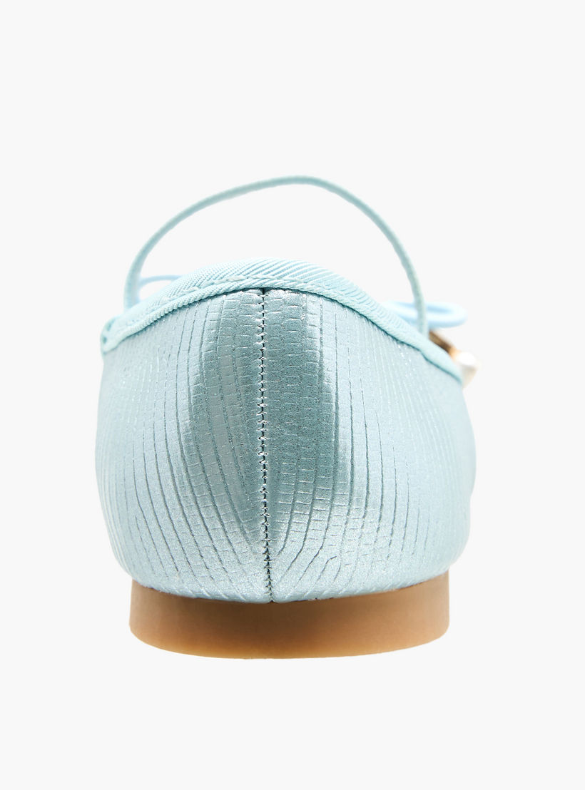 حذاء باليرينا بفيونكة للبنات من جونيورز-girls-shoes-ballerinas-image-4