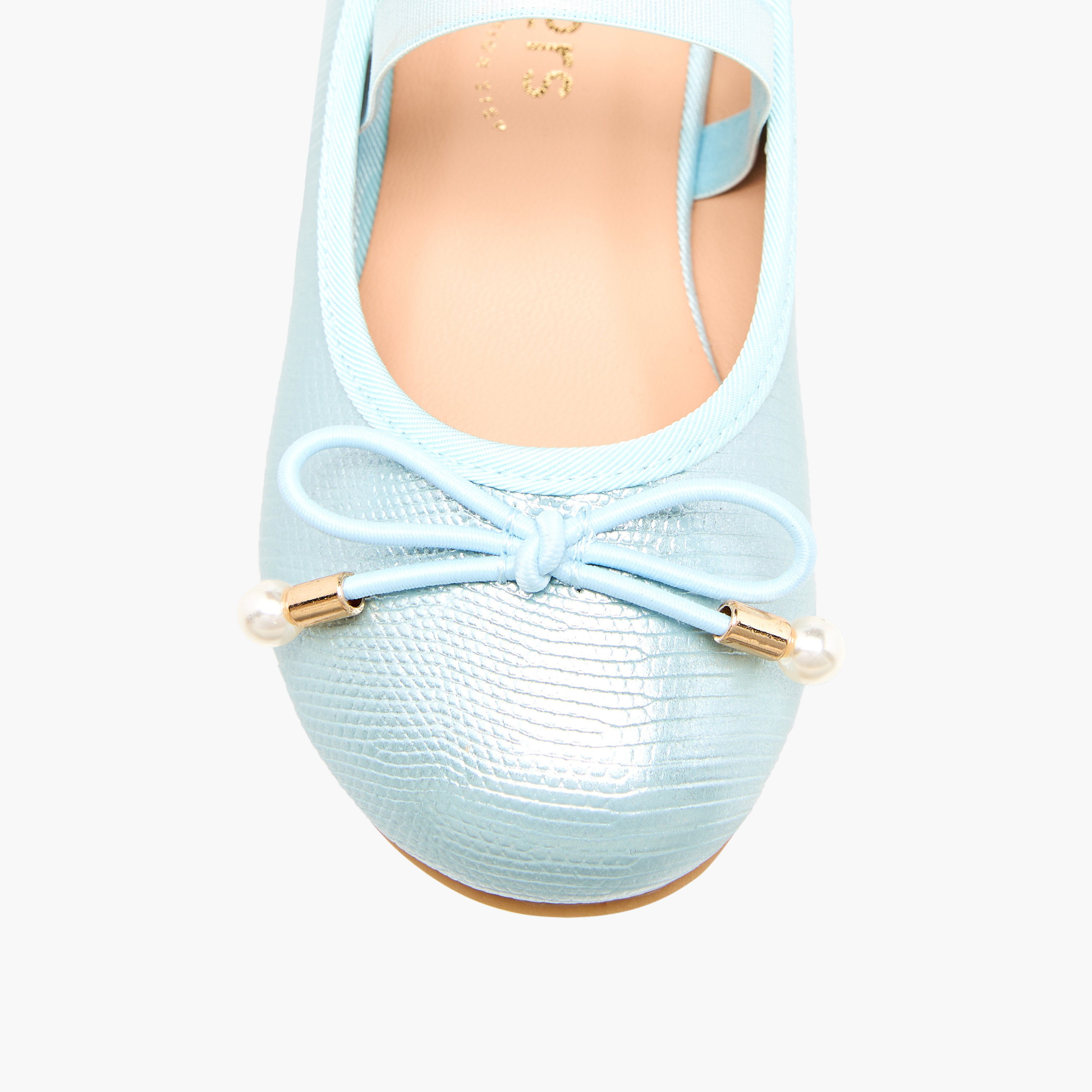حذاء باليرينا بفيونكة للبنات من جونيورز-girls-shoes-ballerinas-image-5
