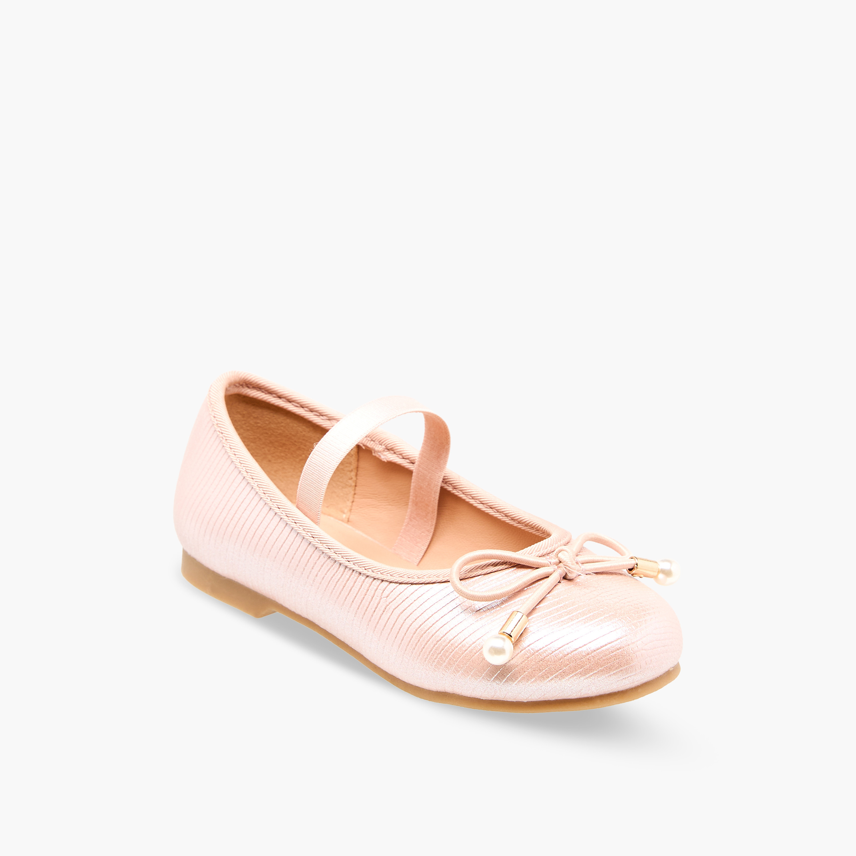 حذاء باليرينا بفيونكة للبنات من جونيورز-girls-shoes-ballerinas-image-2