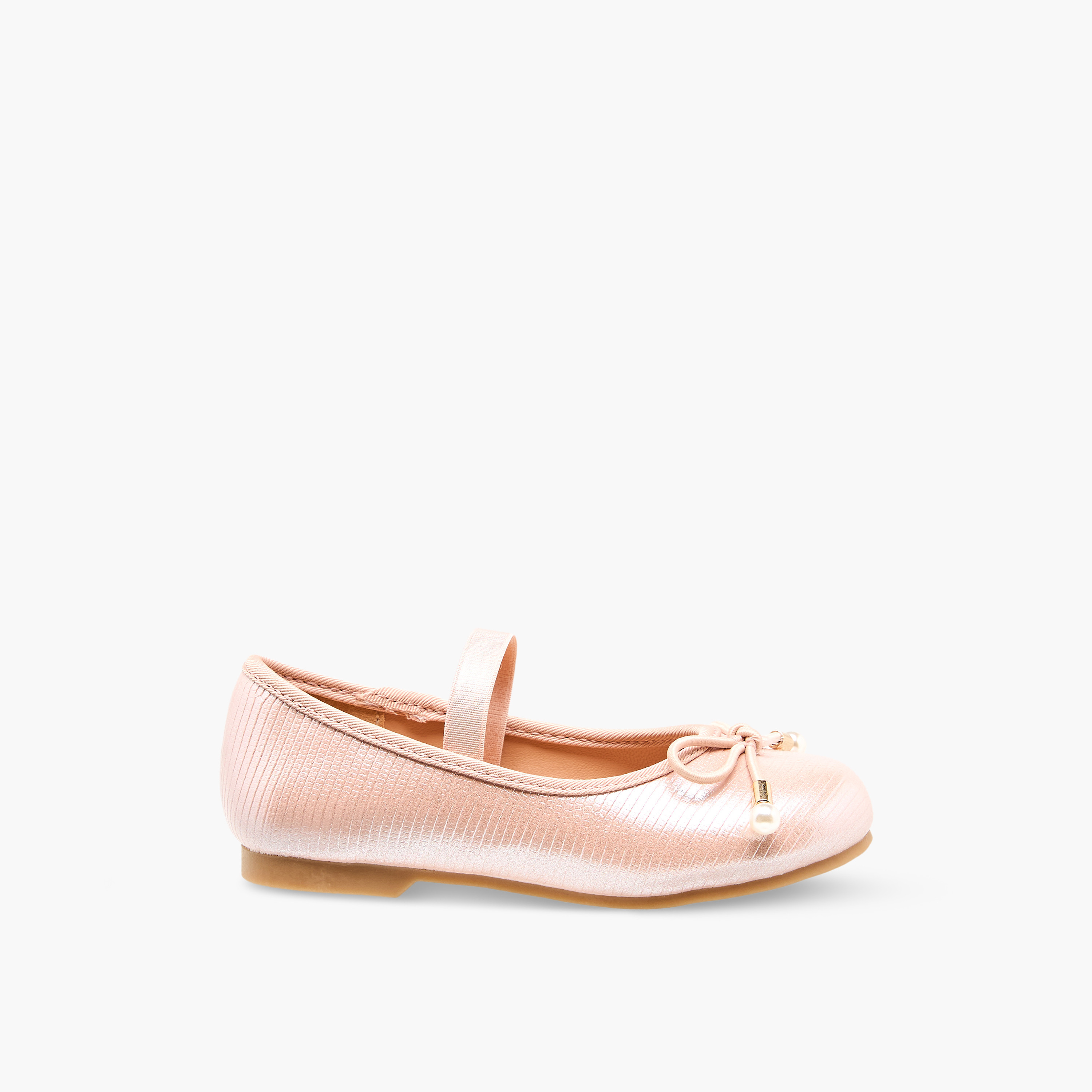 حذاء باليرينا بفيونكة للبنات من جونيورز-girls-shoes-ballerinas-image-3
