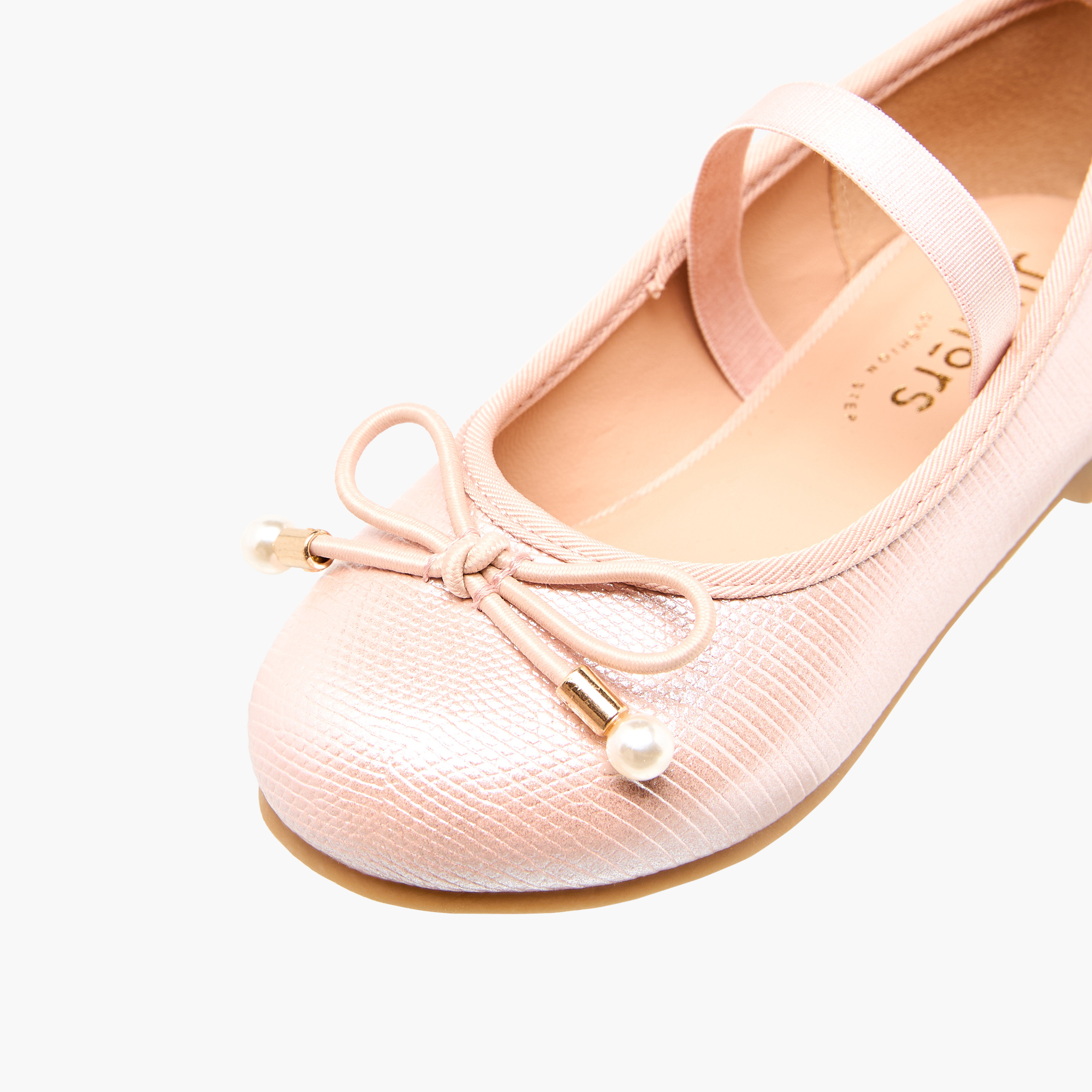 حذاء باليرينا بفيونكة للبنات من جونيورز-girls-shoes-ballerinas-image-6