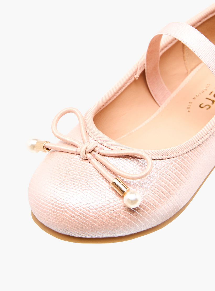 حذاء باليرينا بفيونكة للبنات من جونيورز-girls-shoes-ballerinas-image-6