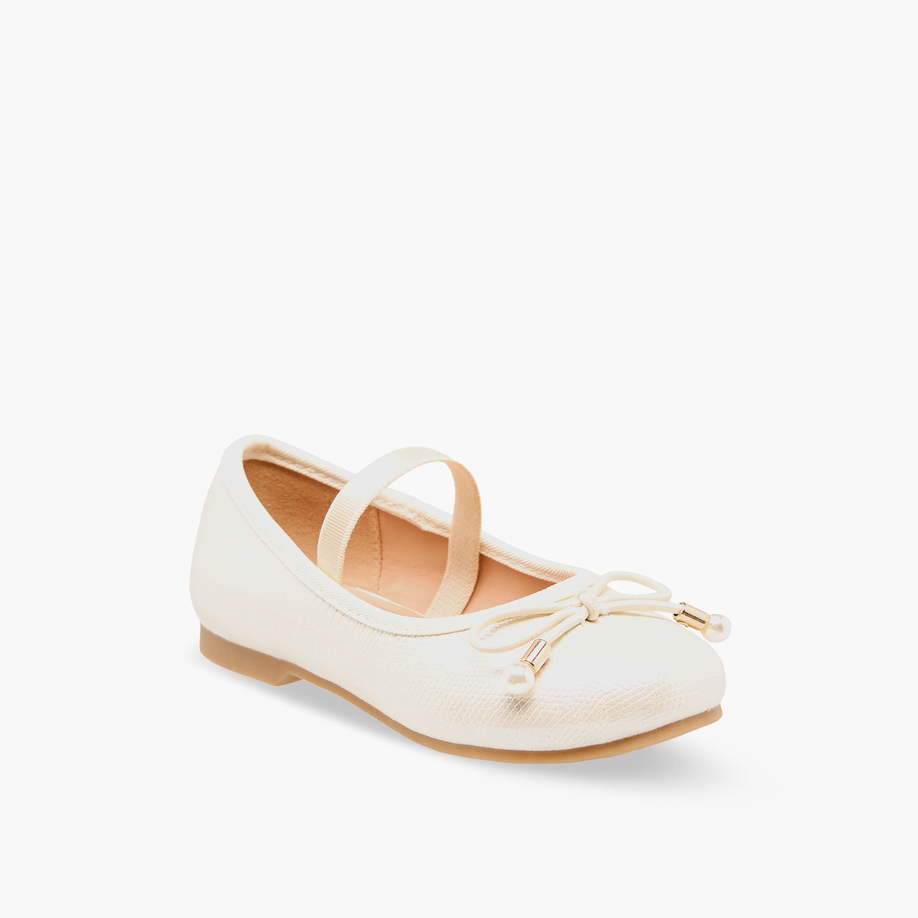 حذاء باليرينا بفيونكة للبنات من جونيورز-girls-shoes-ballerinas-image-2