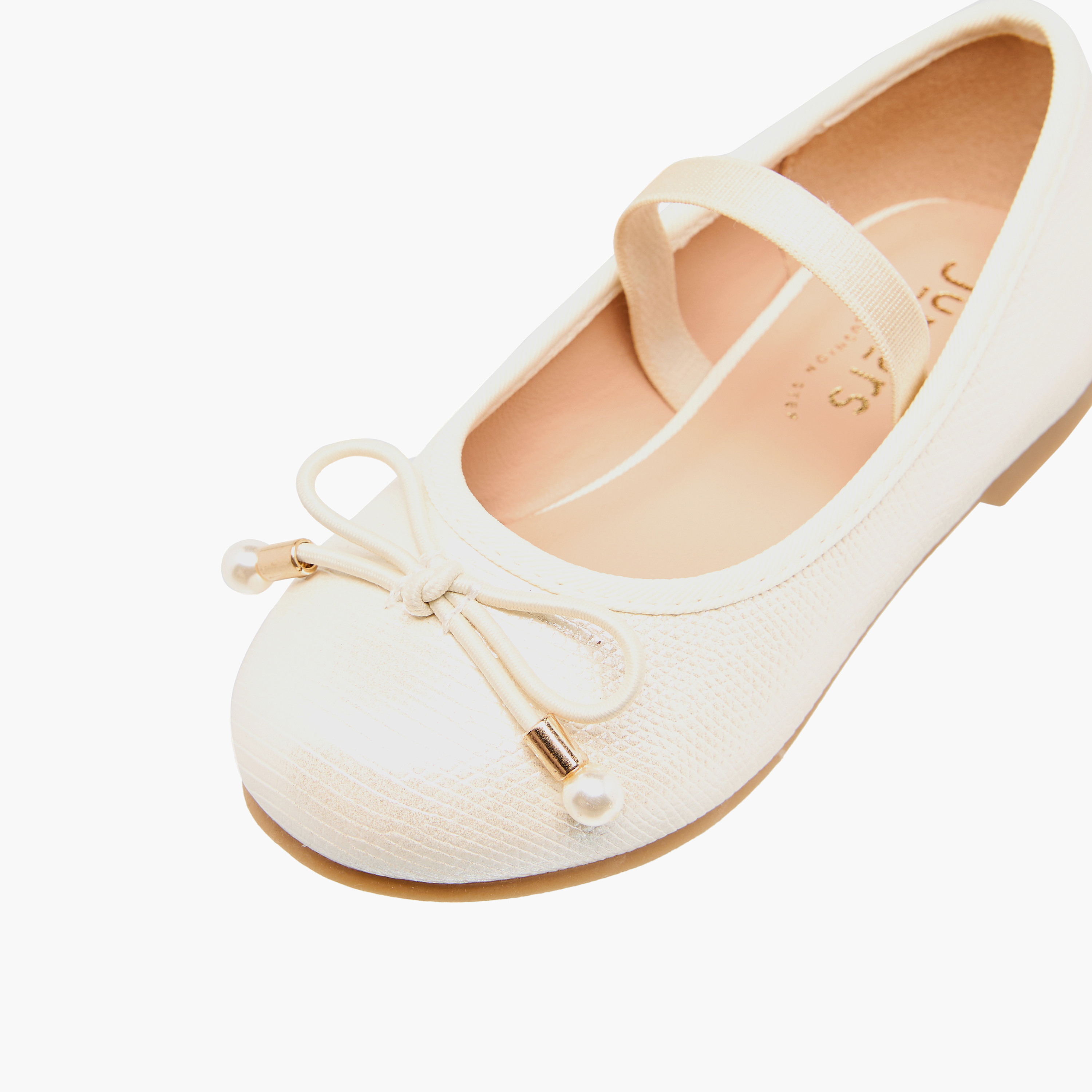 حذاء باليرينا بفيونكة للبنات من جونيورز-girls-shoes-ballerinas-image-6
