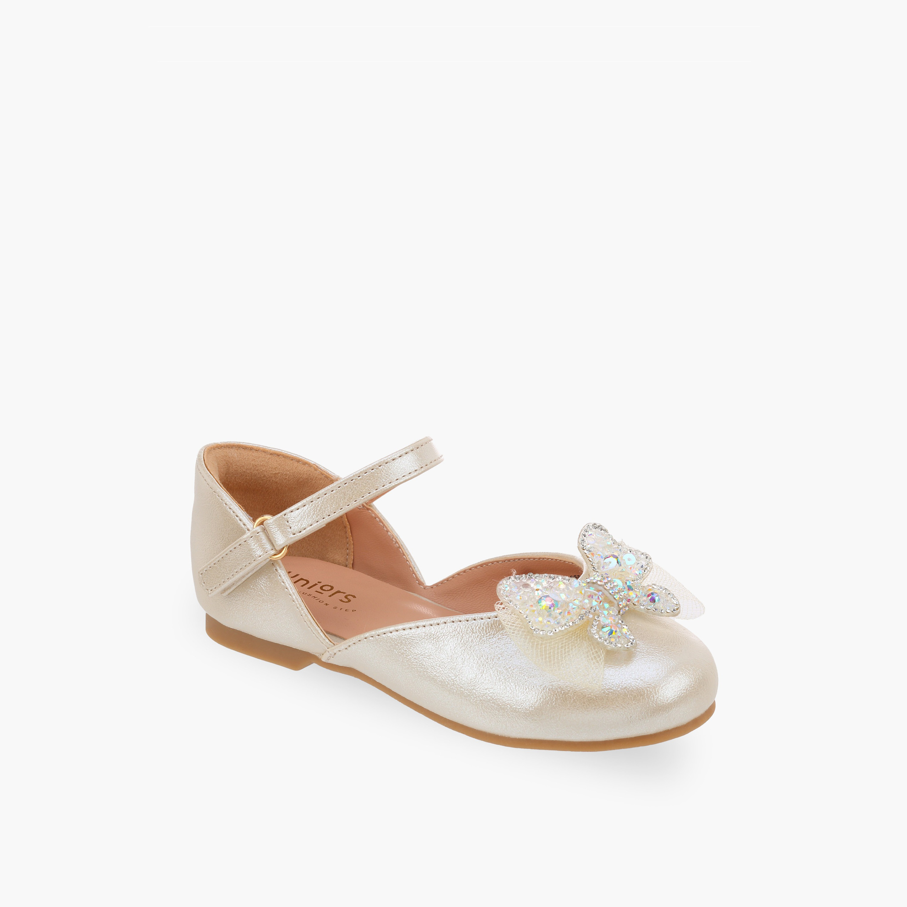 حذاء ماري جين بتزيينات فراشة للبنات من جونيورز-girls-shoes-ballerinas-image-2