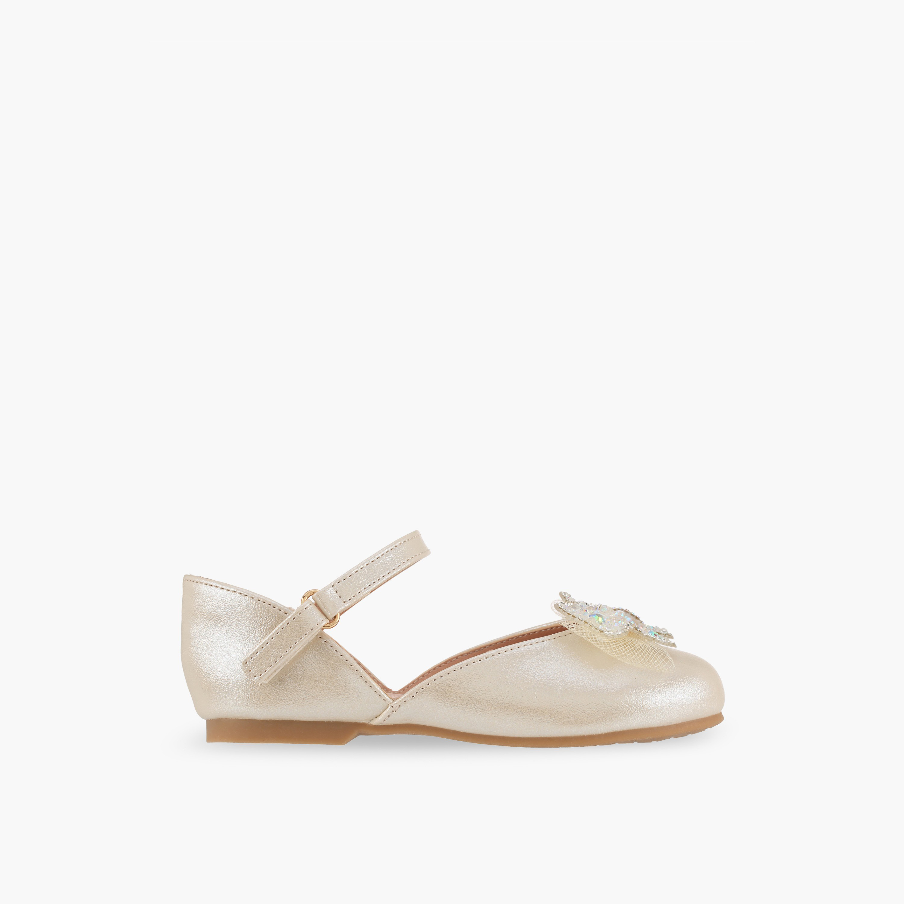 حذاء ماري جين بتزيينات فراشة للبنات من جونيورز-girls-shoes-ballerinas-image-3
