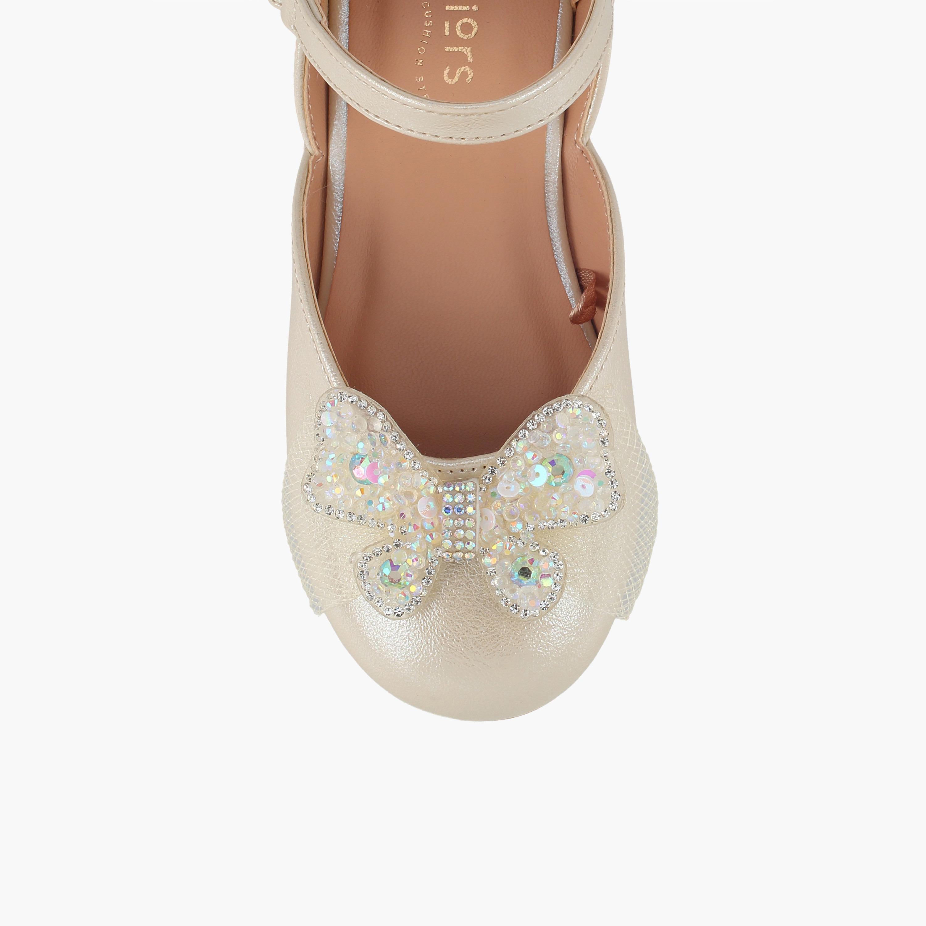 حذاء ماري جين بتزيينات فراشة للبنات من جونيورز-girls-shoes-ballerinas-image-4
