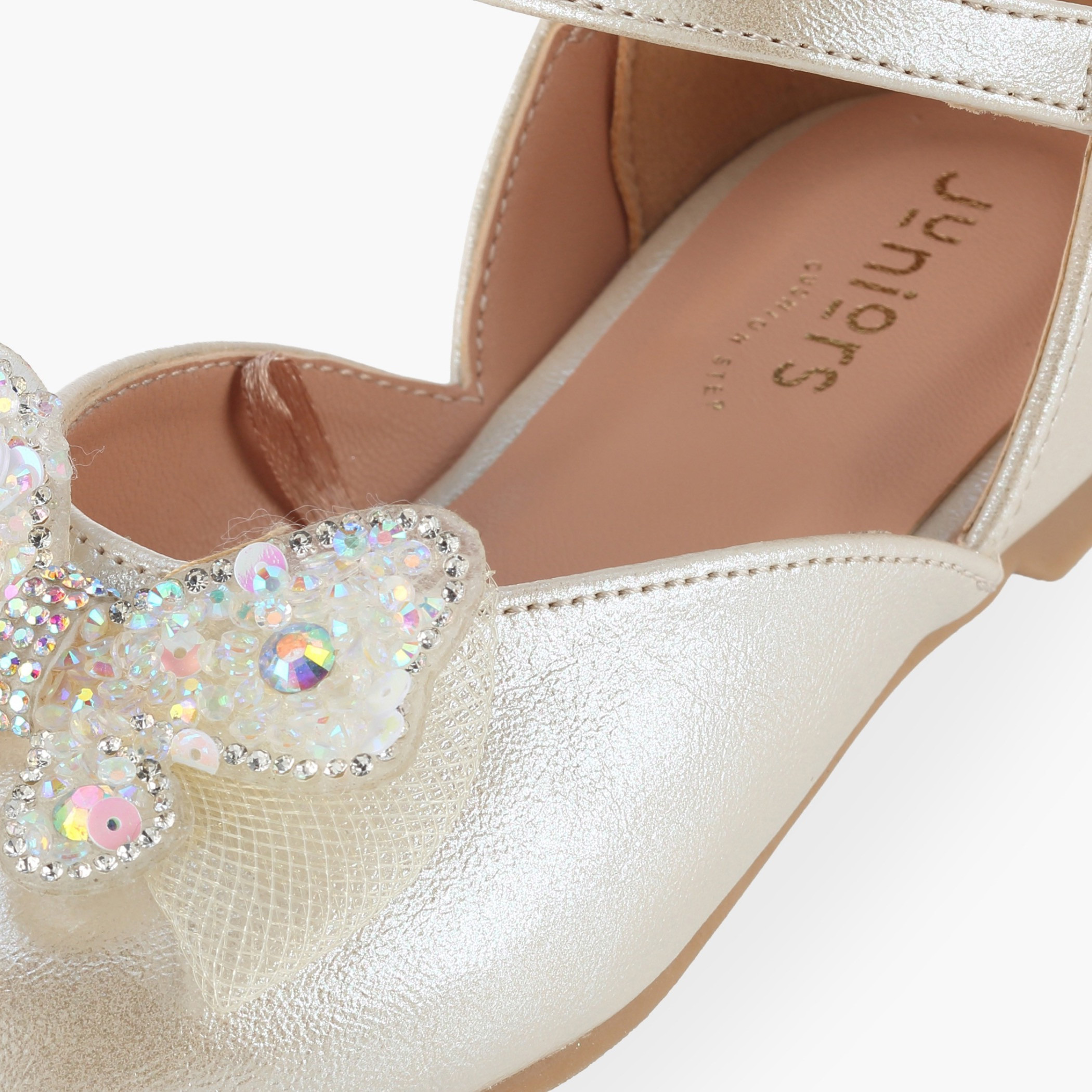 حذاء ماري جين بتزيينات فراشة للبنات من جونيورز-girls-shoes-ballerinas-image-6
