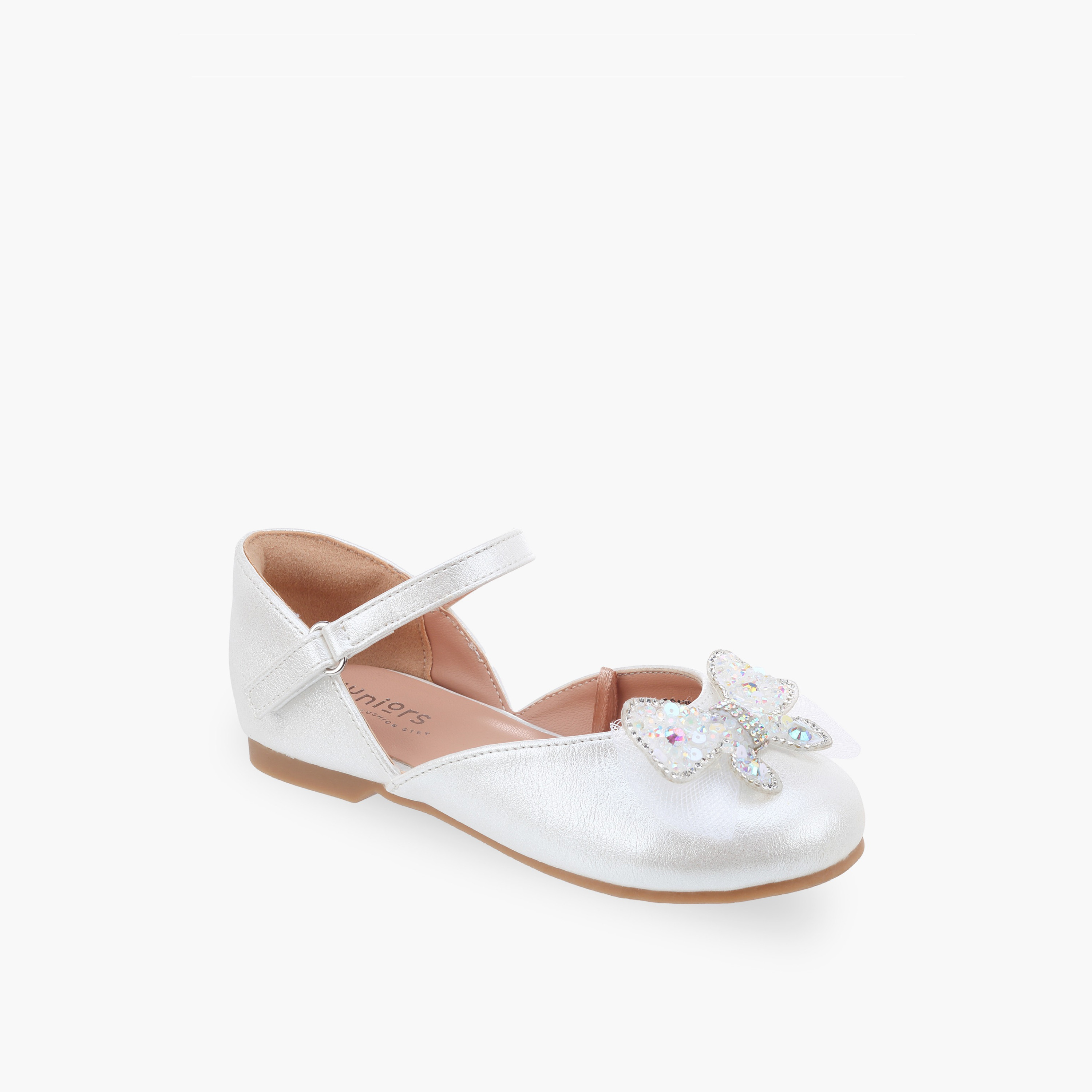 حذاء ماري جين بتزيينات فراشة للبنات من جونيورز-girls-shoes-ballerinas-image-2