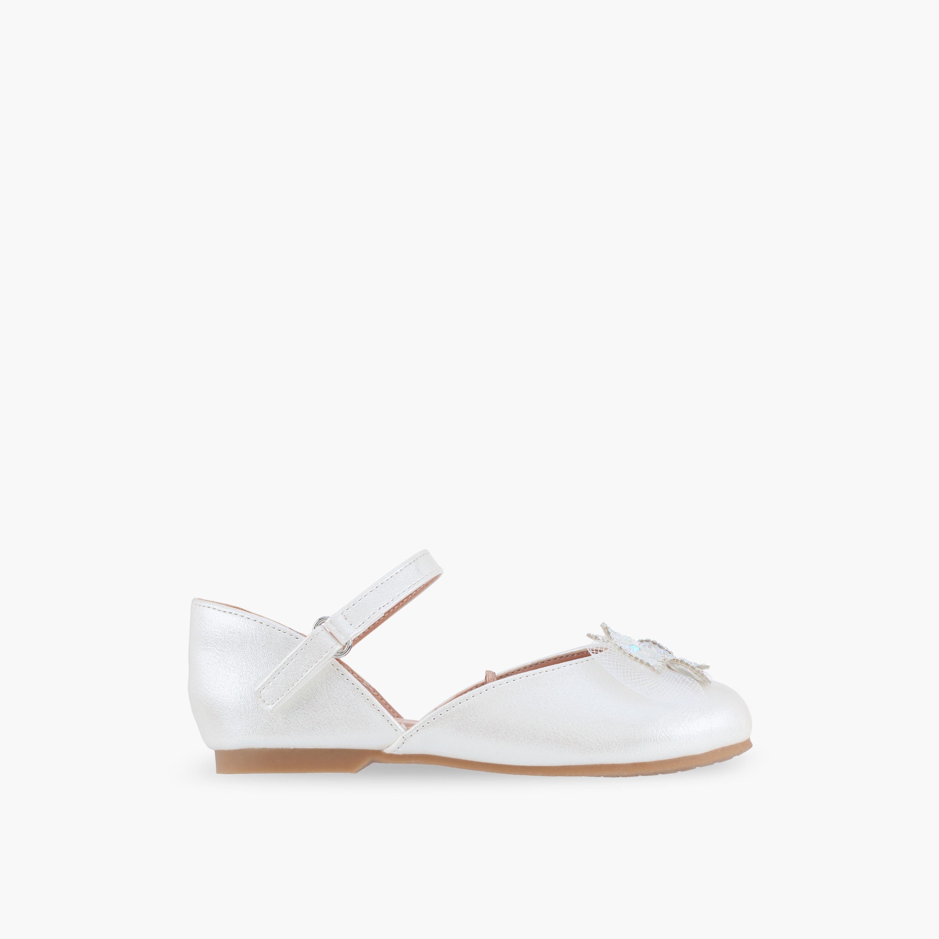 حذاء ماري جين بتزيينات فراشة للبنات من جونيورز-girls-shoes-ballerinas-image-3