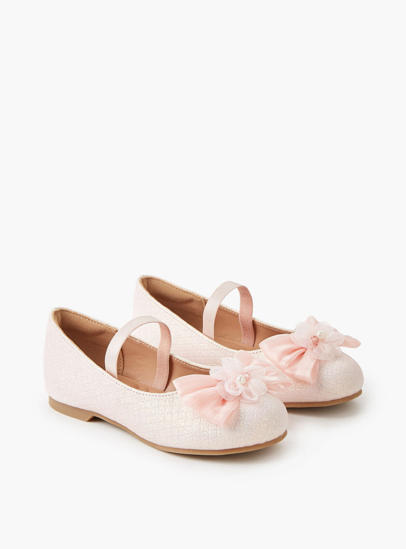 حذاء باليرينا سهل الارتداء للبنات من جونيورز-girls-shoes-maryjanes-image-1