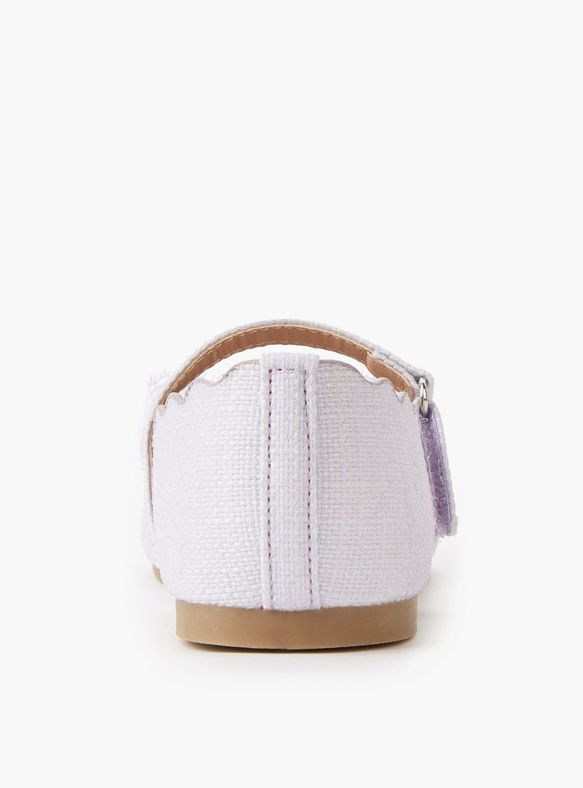 حذاء باليرينا بشريط إغلاق لاصق للبنات من جونيورز-girls-shoes-maryjanes-image-4