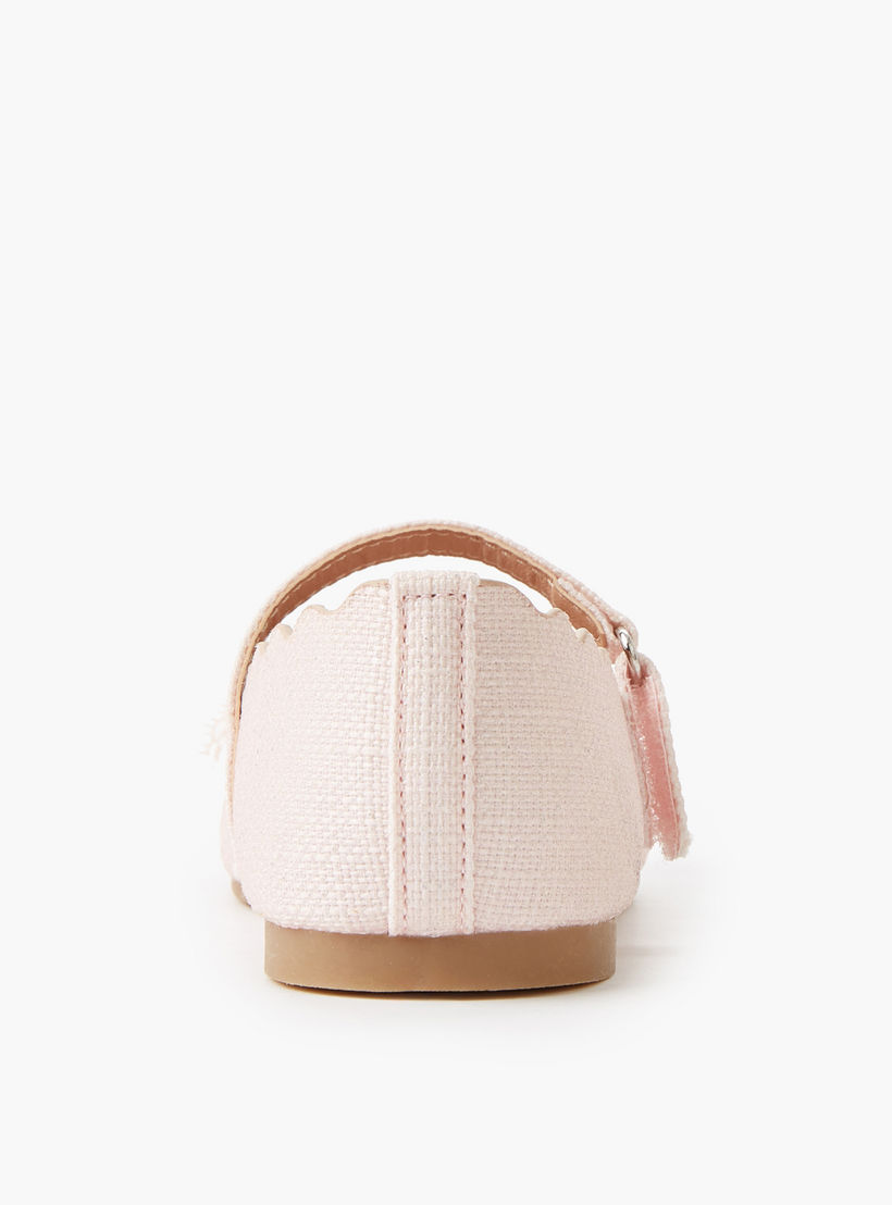 حذاء باليرينا بشريط إغلاق لاصق للبنات من جونيورز-girls-shoes-maryjanes-image-4