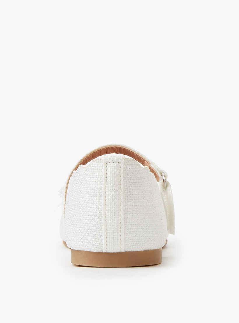 حذاء باليرينا بشريط إغلاق لاصق للبنات من جونيورز-girls-shoes-maryjanes-image-4