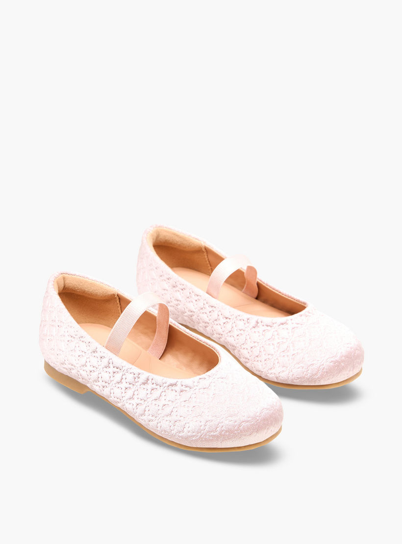 حذاء باليرينا مبطن للبنات من جونيورز-girls-shoes-ballerinas-image-1