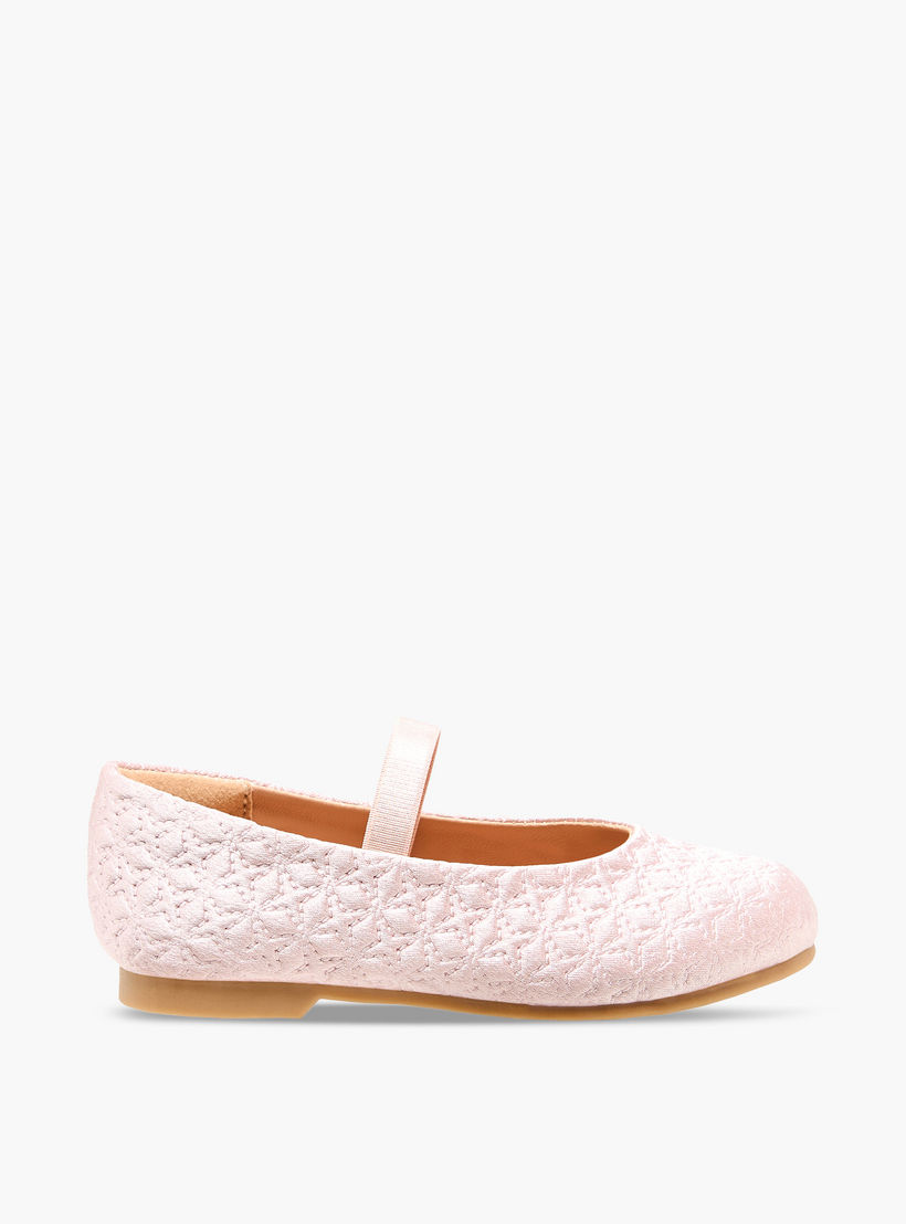 حذاء باليرينا مبطن للبنات من جونيورز-girls-shoes-ballerinas-image-3