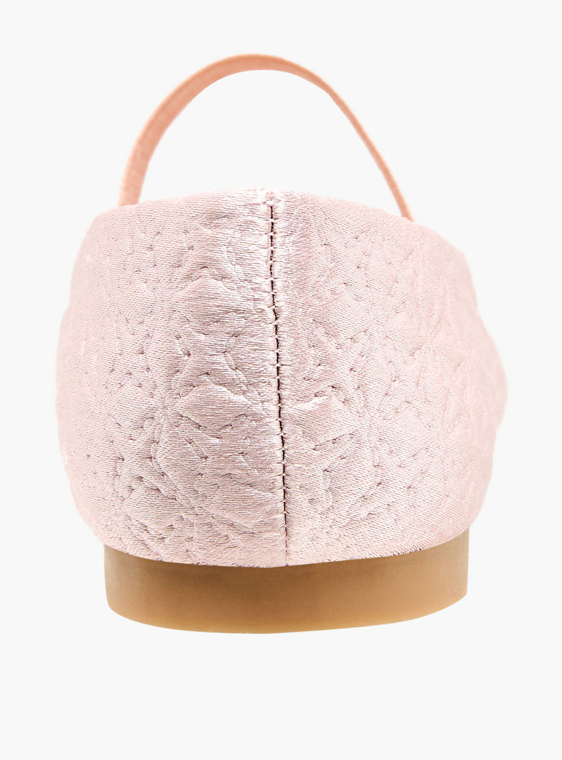 حذاء باليرينا مبطن للبنات من جونيورز-girls-shoes-ballerinas-image-4