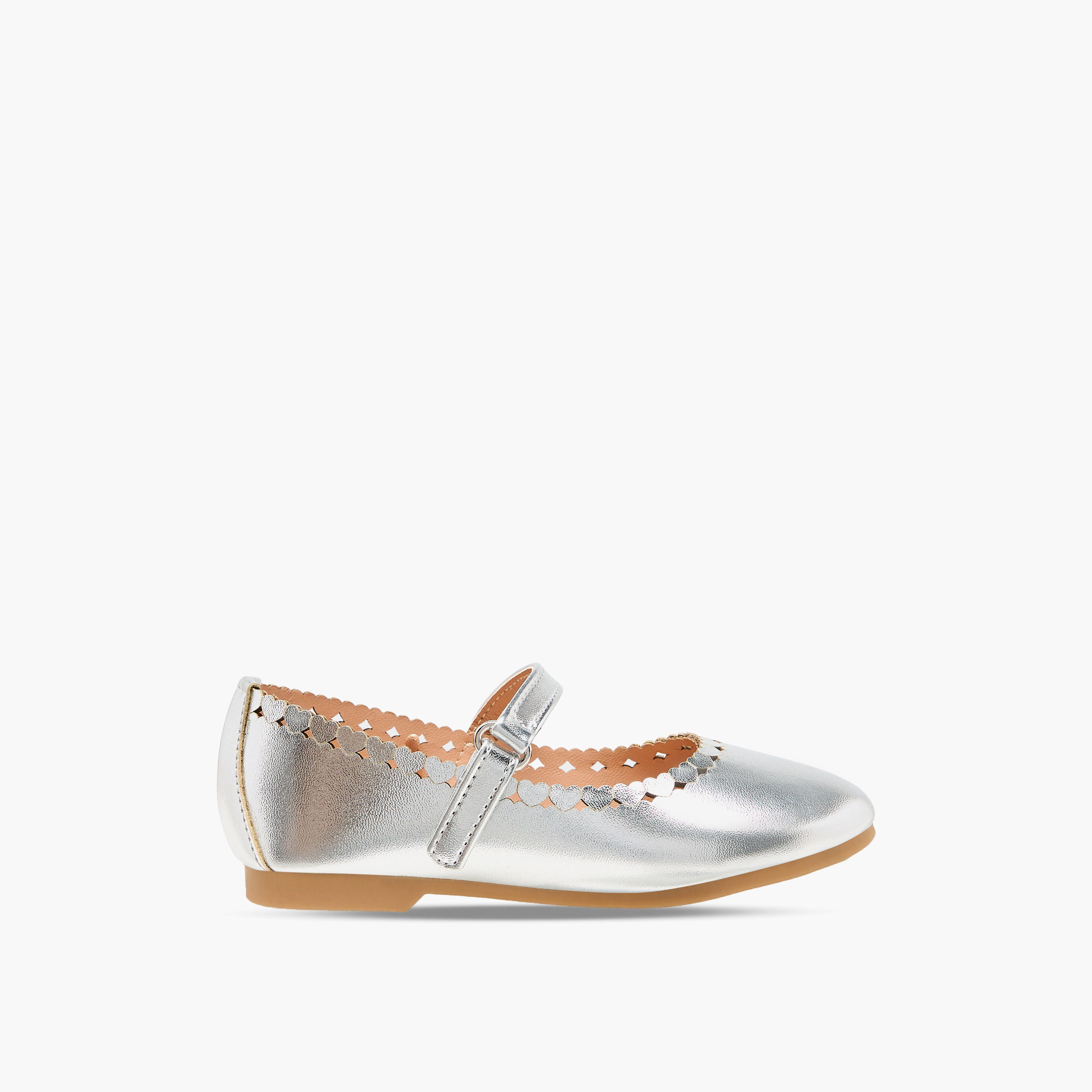 حذاء ماري جين بشريط إغلاق لاصق للبنات من جونيورز-girls-shoes-maryjanes-image-3