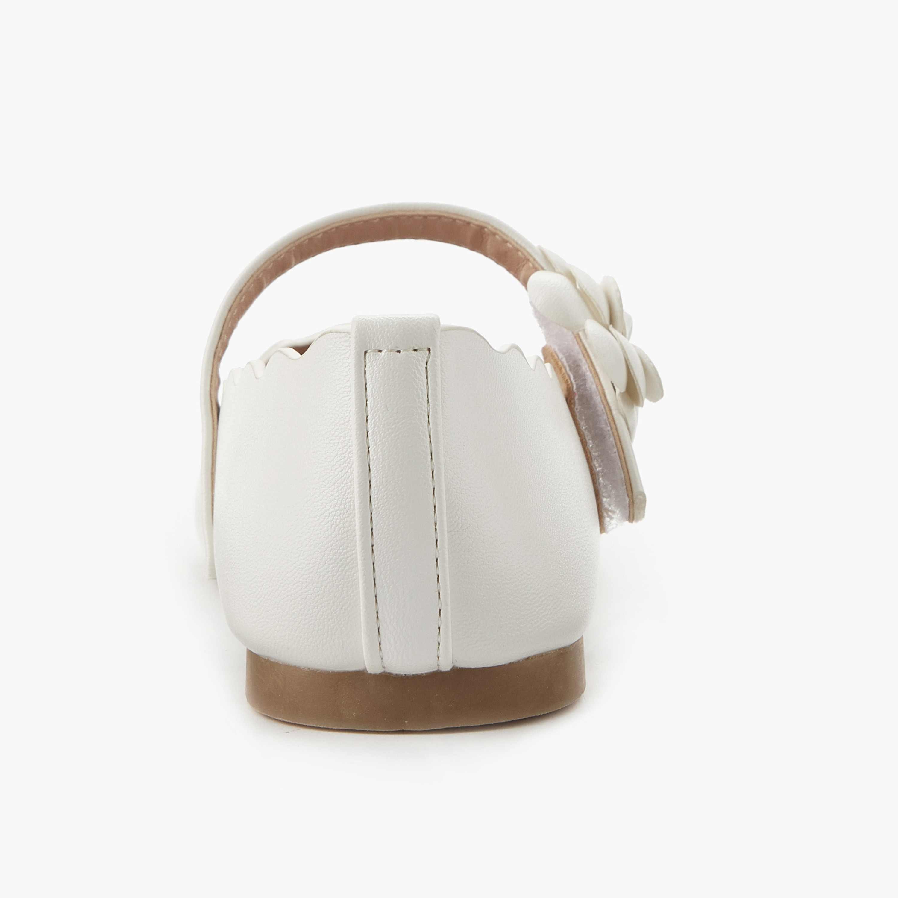 حذاء باليرينا بحافة صدفية للبنات من جونيورز-girls-shoes-ballerinas-image-2