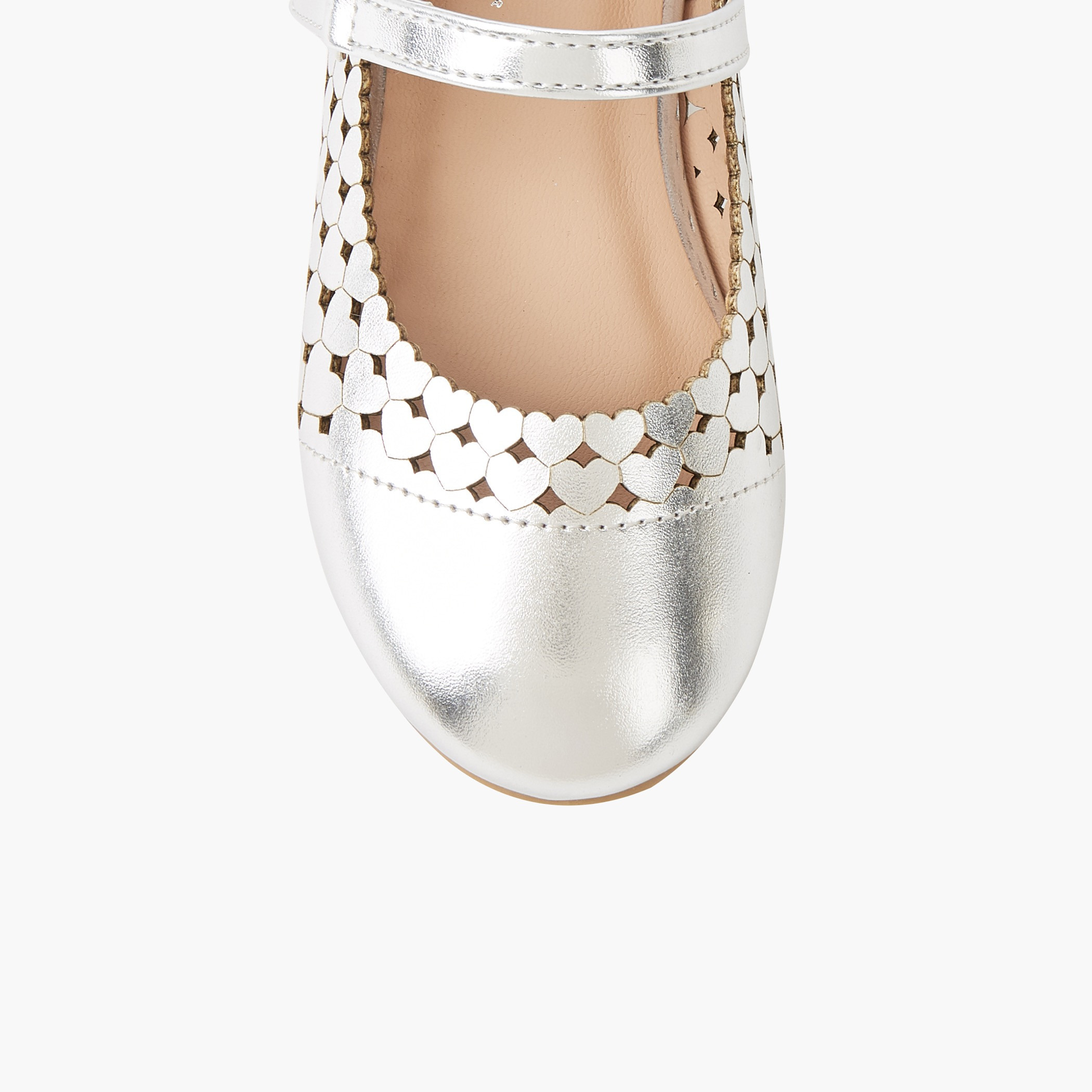 Juniors Girls Hook and Loop Ballerina Shoes-girls-shoes-maryjanes-image-5