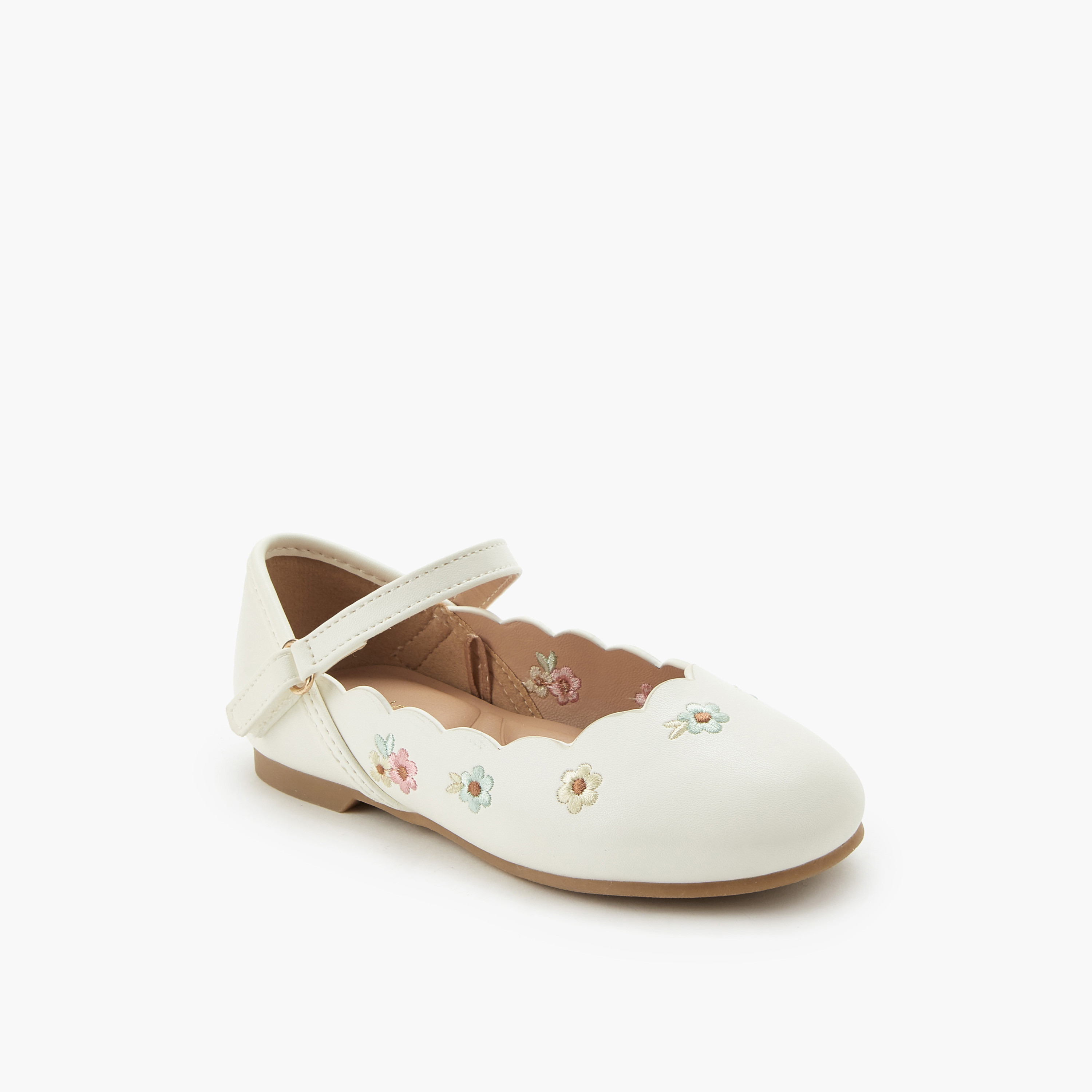 حذاء باليرينا بشريط إغلاق للبنات من جونيورز-girls-shoes-ballerinas-image-2
