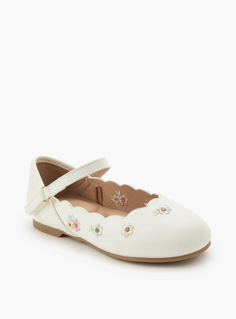 حذاء باليرينا بشريط إغلاق للبنات من جونيورز-girls-shoes-ballerinas-image-2