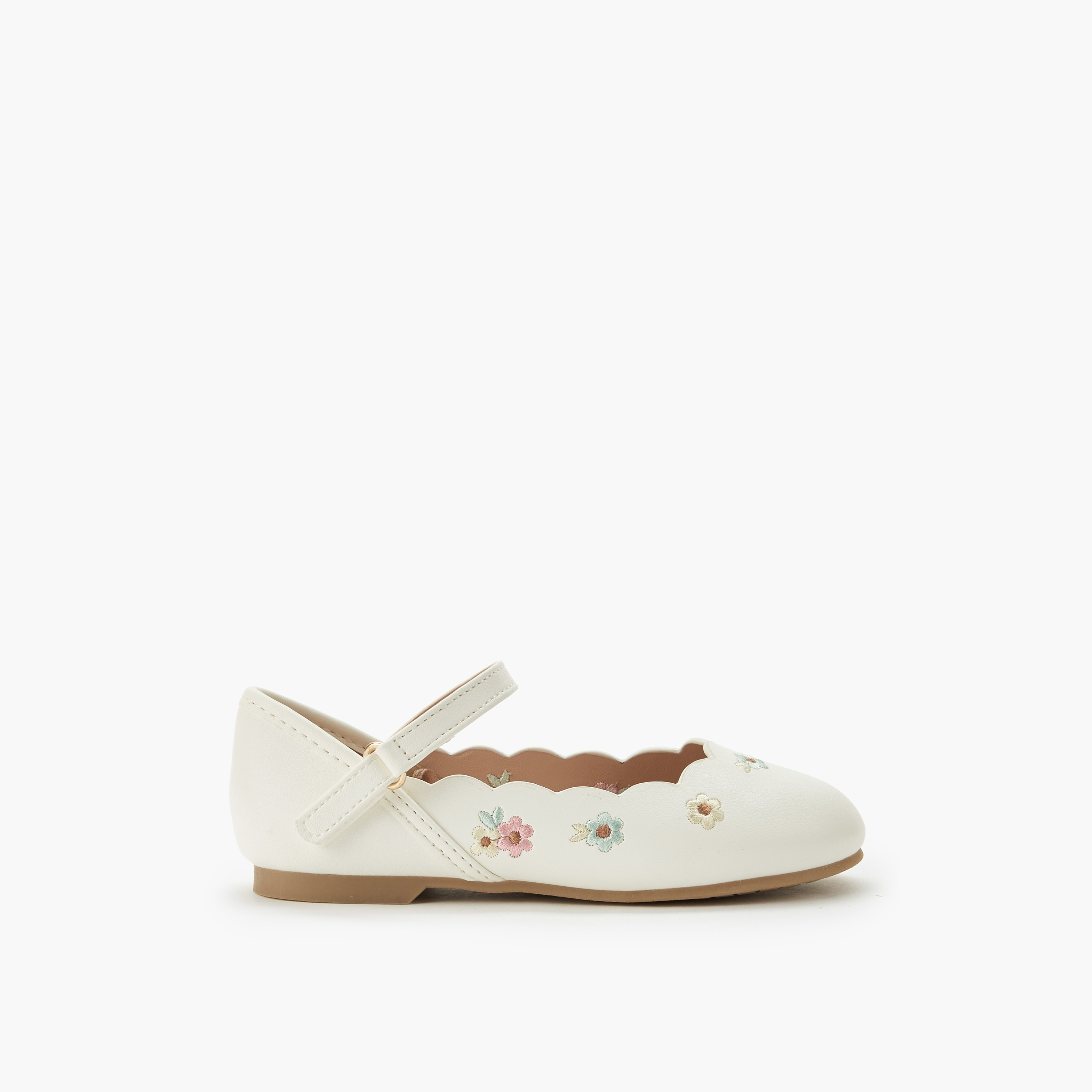 حذاء باليرينا بشريط إغلاق للبنات من جونيورز-girls-shoes-ballerinas-image-3