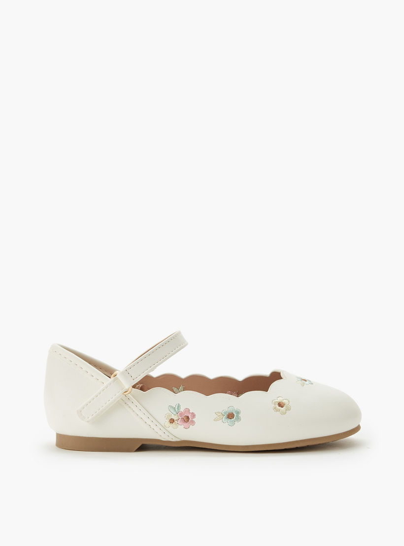 حذاء باليرينا بشريط إغلاق للبنات من جونيورز-girls-shoes-ballerinas-image-3