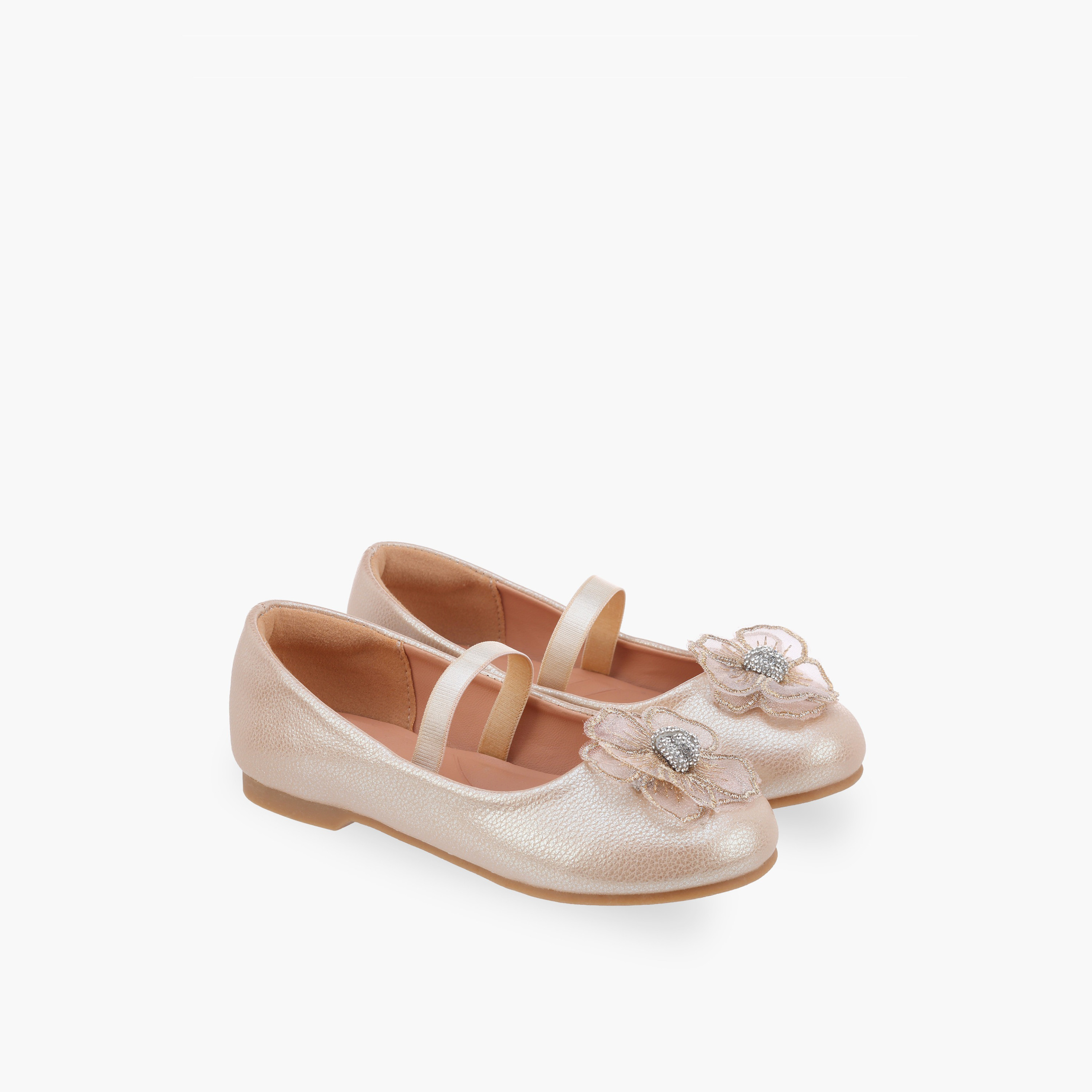 Celeste Girls Slip-On Ballerina Shoes-girls-shoes-ballerinas-image-1