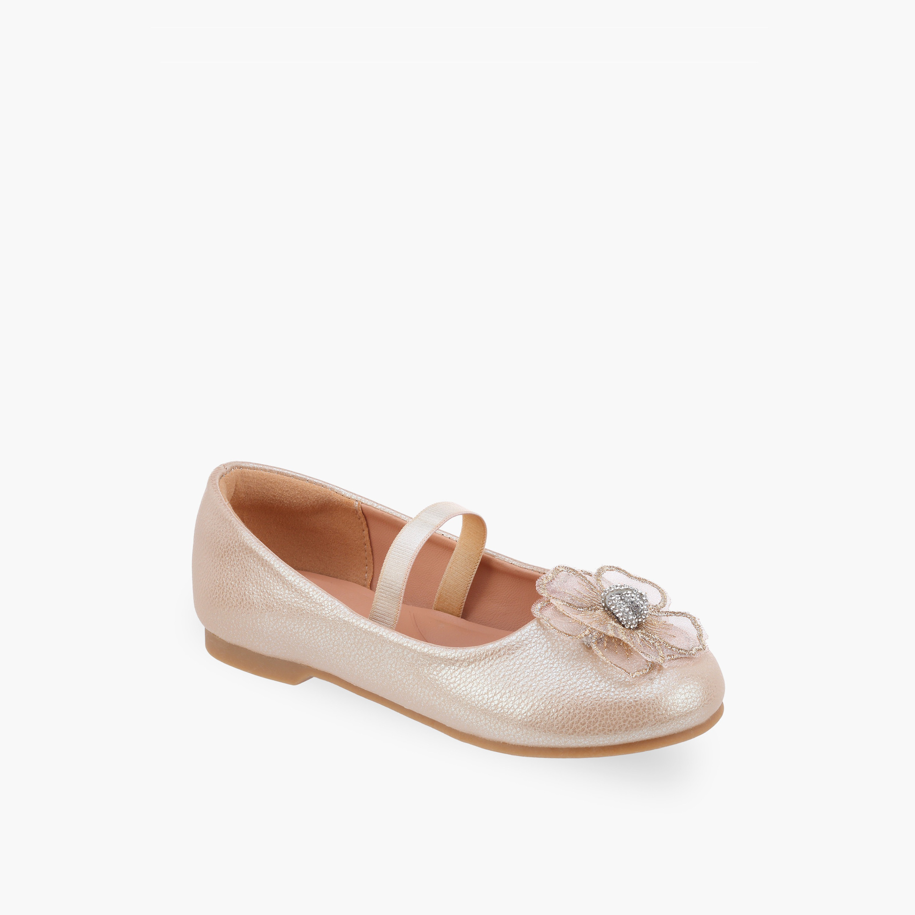 Celeste Girls Slip-On Ballerina Shoes-girls-shoes-ballerinas-image-2