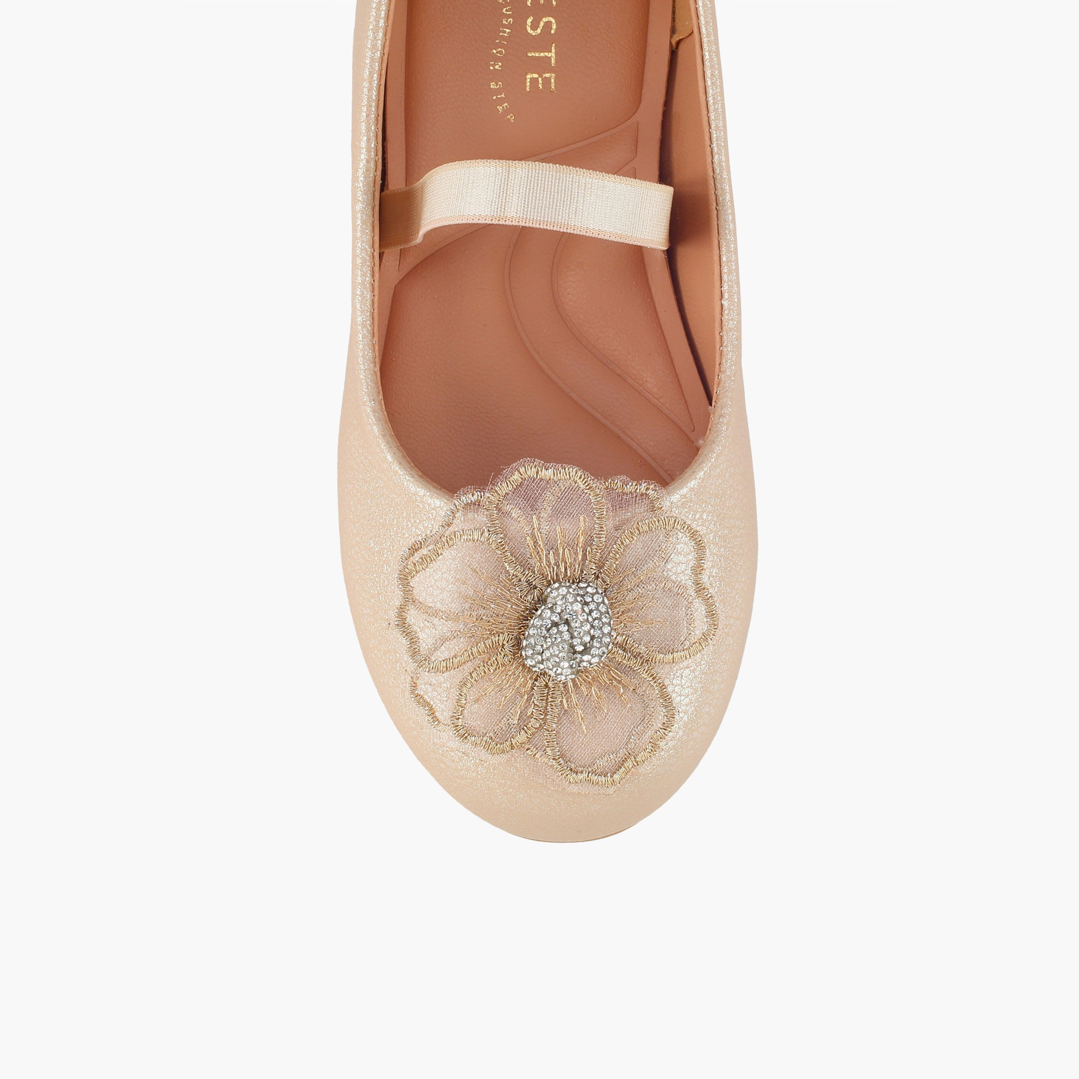 Celeste Girls Slip-On Ballerina Shoes-girls-shoes-ballerinas-image-4