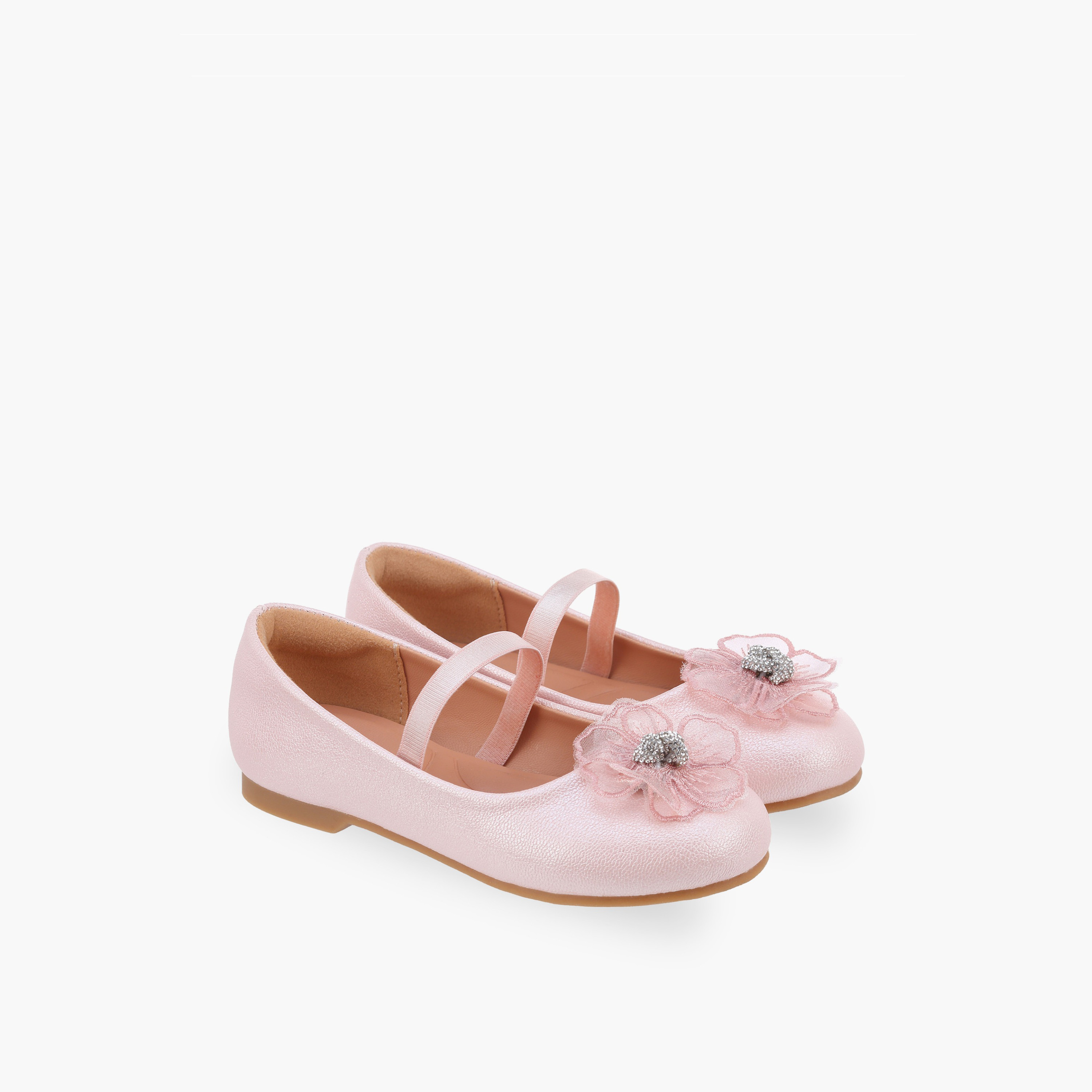 Celeste Girls Slip-On Ballerina Shoes-girls-shoes-ballerinas-image-1