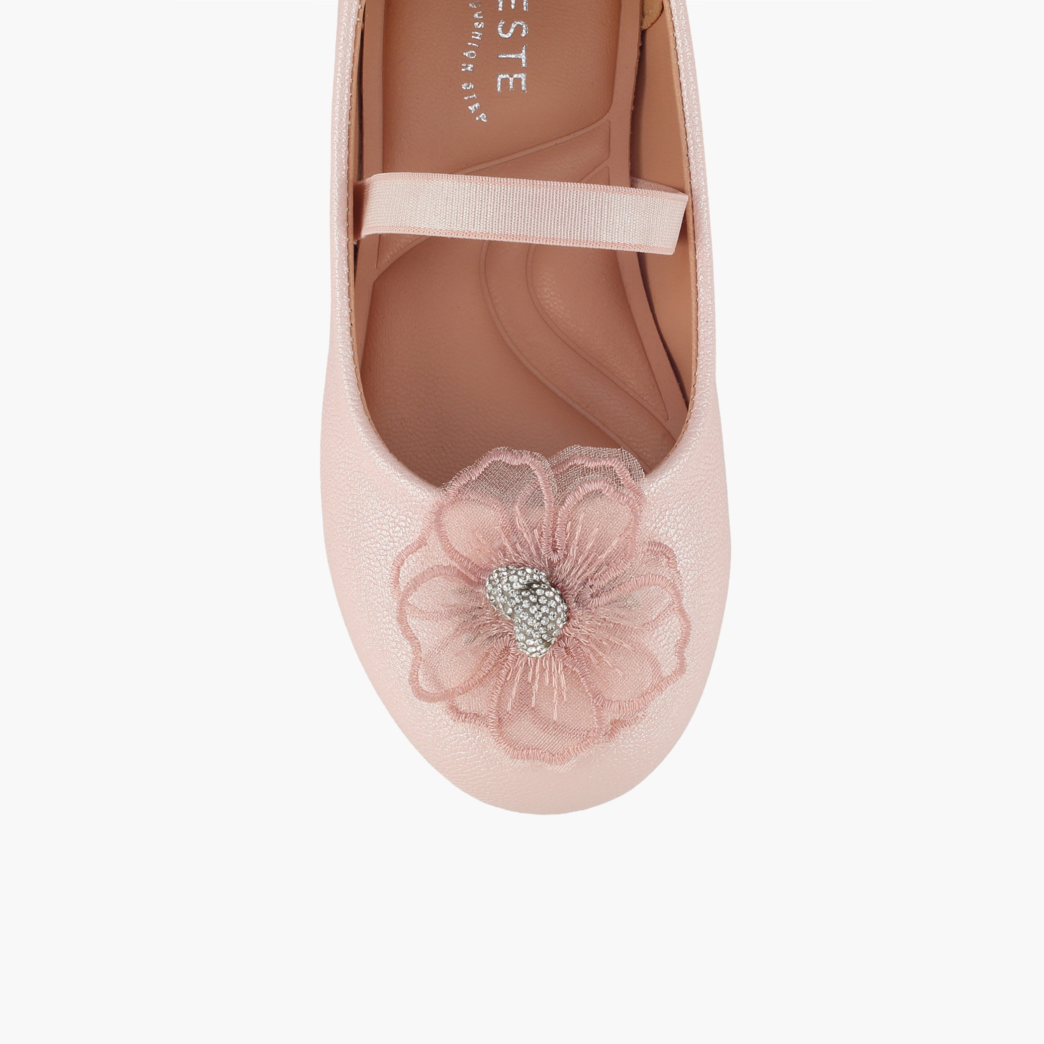 Celeste Girls Slip-On Ballerina Shoes-girls-shoes-ballerinas-image-4
